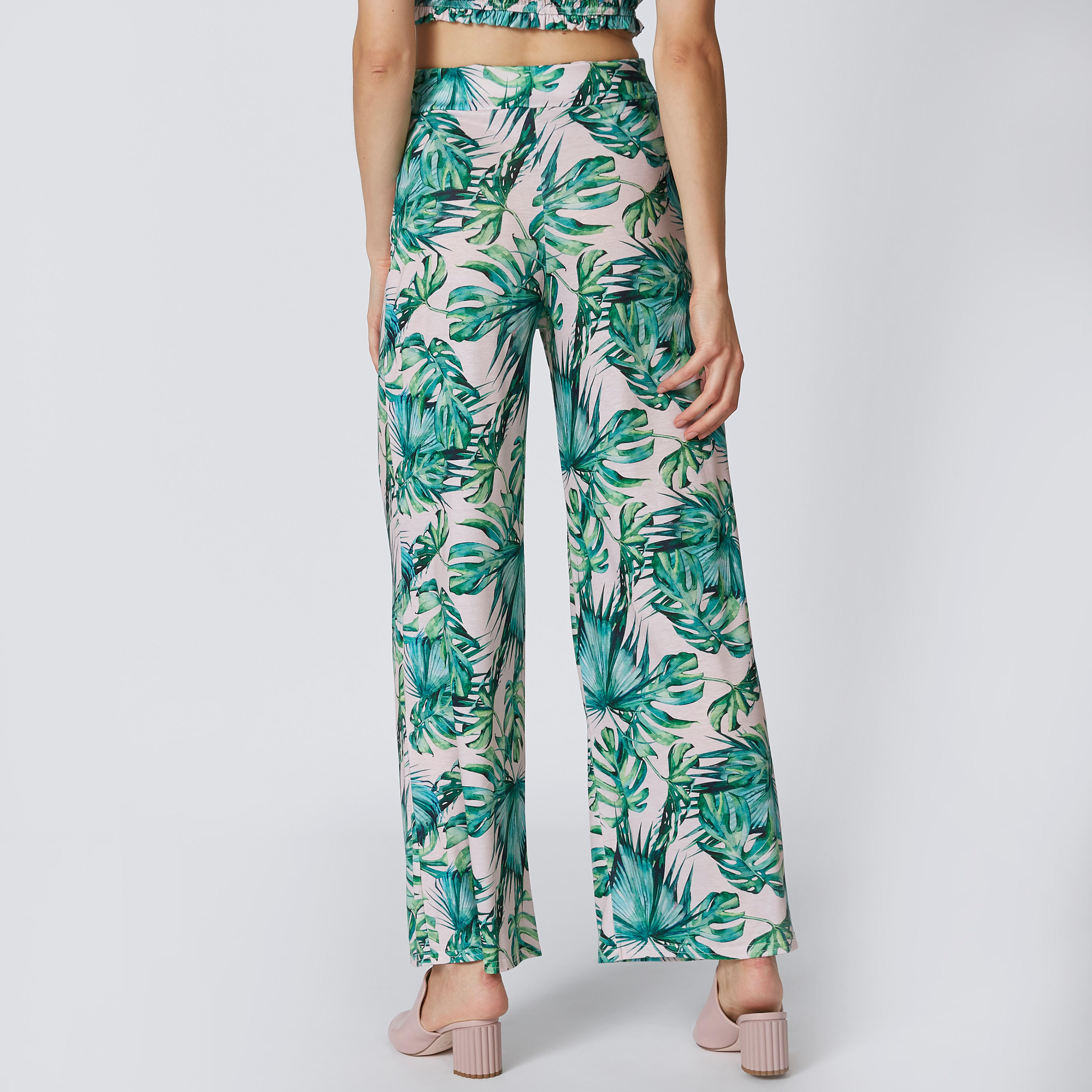 بنطلون بالازو بخصر مطّاطي وطبعات-women-clothing-bottoms-trousers-image-2