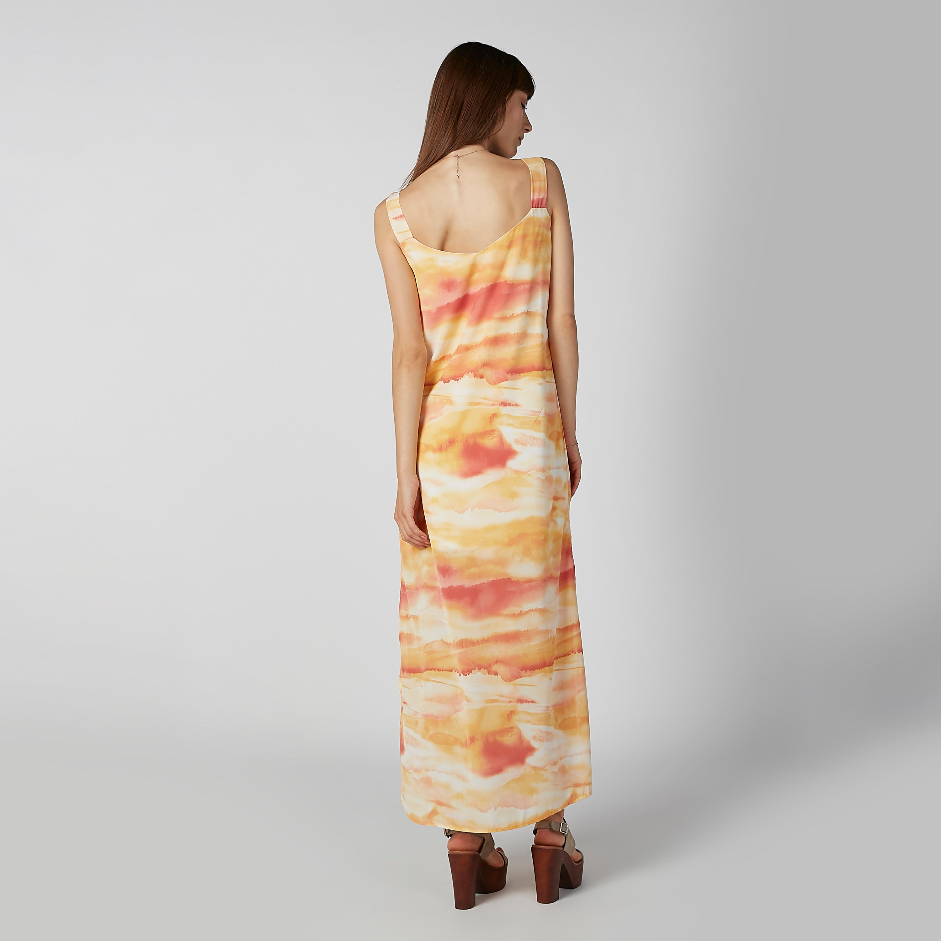 فستان ماكسي إيه لاين بفتحة جانبية وطبعات-women-clothing-dresses-image-3