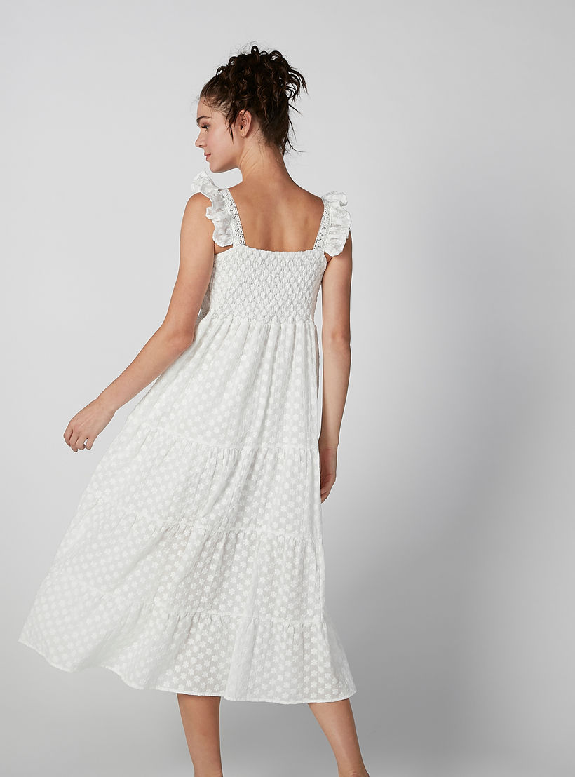 فستان ميدي إيه لاين بارز الملمس دون أكمام بدرزات-women-clothing-dresses-image-4