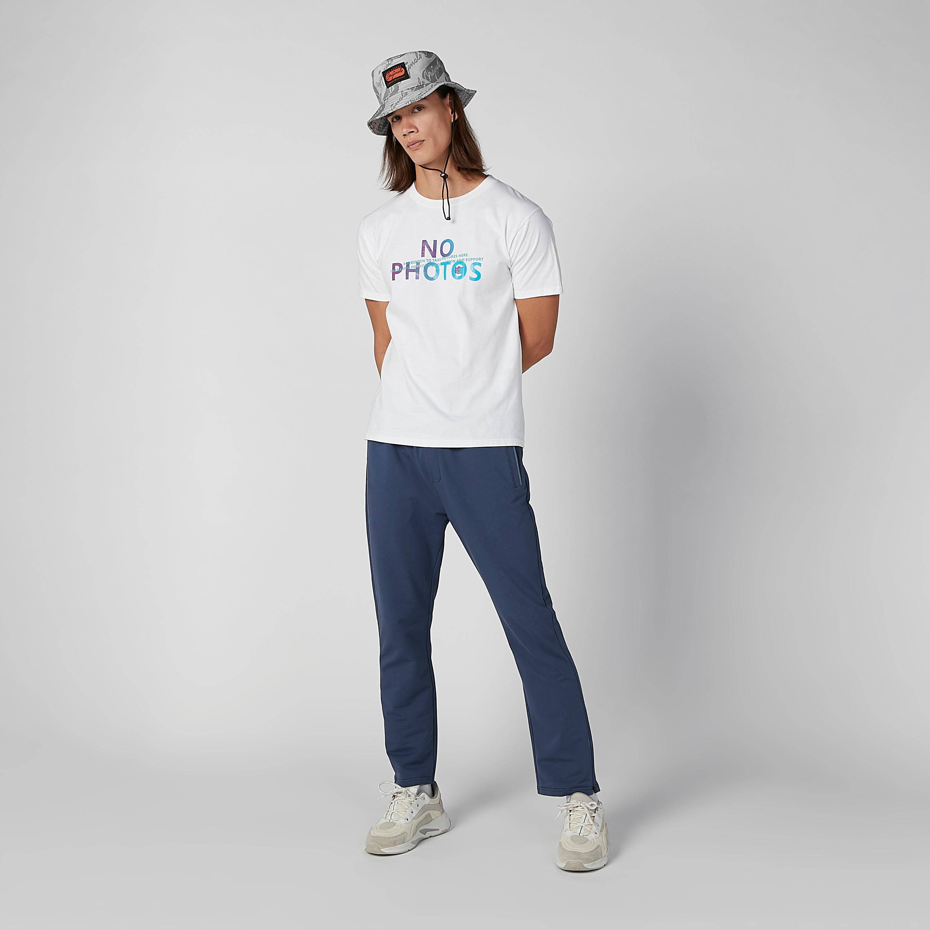 Full Length Plain Pants with Pocket Detail and Drawstring-men-clothing-bottoms-trousersandchinos-trousers-image-1