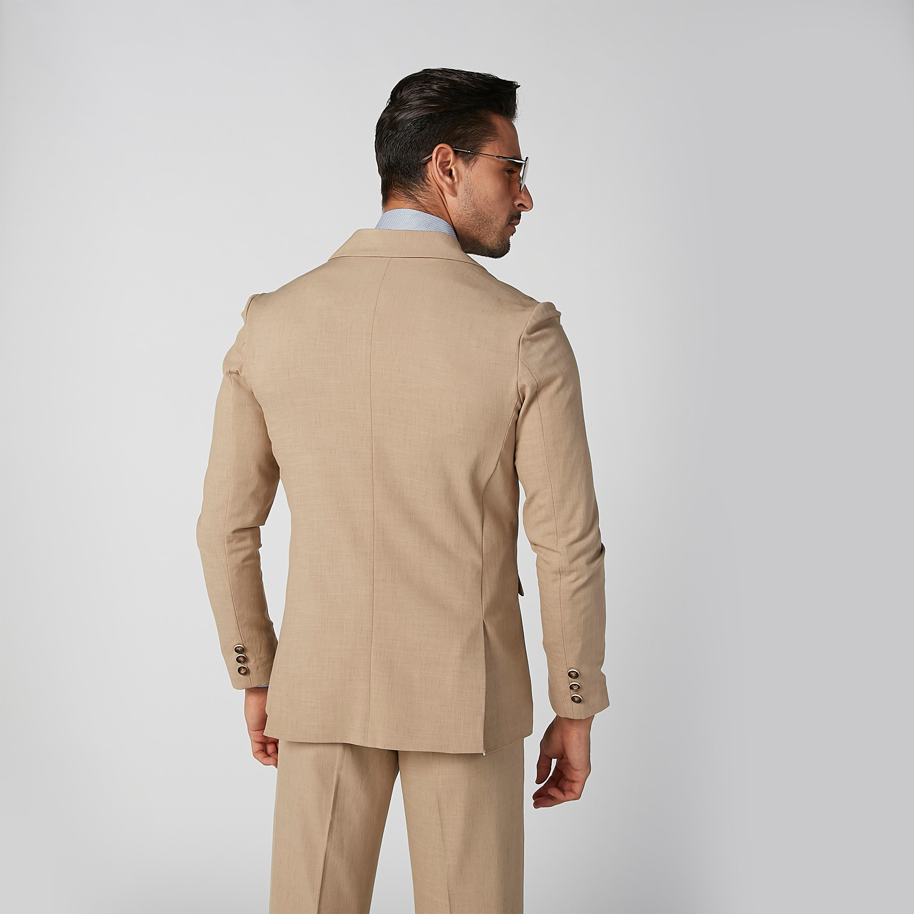 بليزر بارز الملمس بياقة طويلة وأكمام طويلة-men-winterwear-jacketsandblazers-image-4