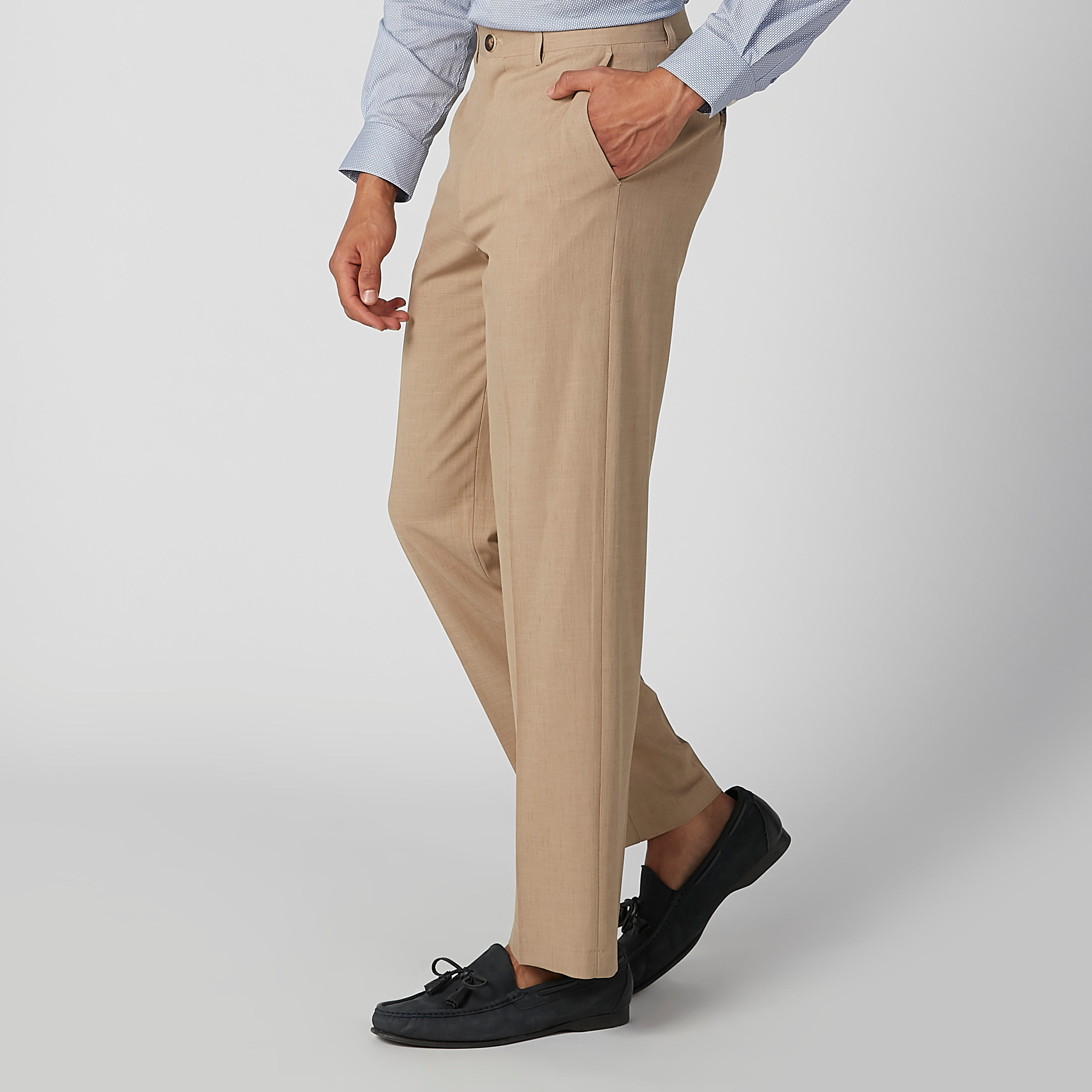 بنطلون سادة طويل بجيوب وحلقات للحزام-men-clothing-bottoms-trousersandchinos-trousers-image-2