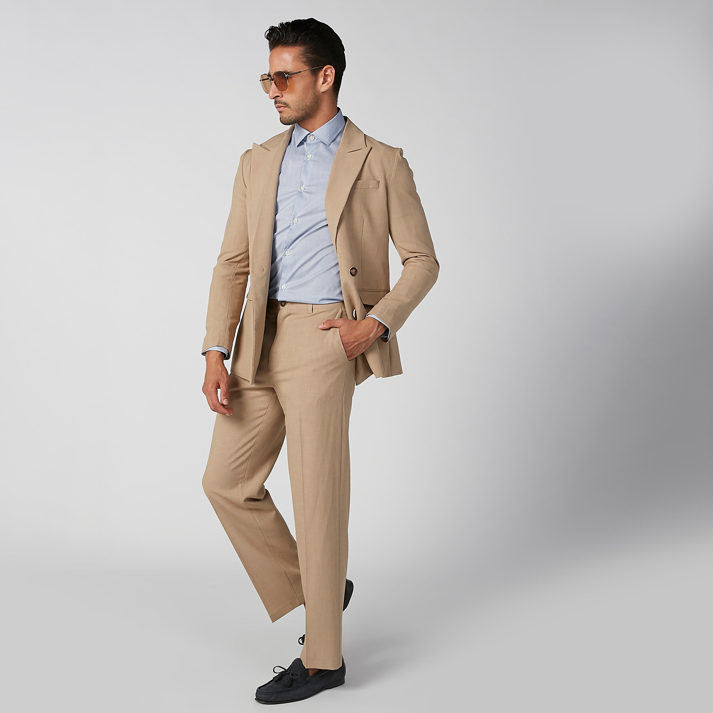 بنطلون سادة طويل بجيوب وحلقات للحزام-men-clothing-bottoms-trousersandchinos-trousers-image-4