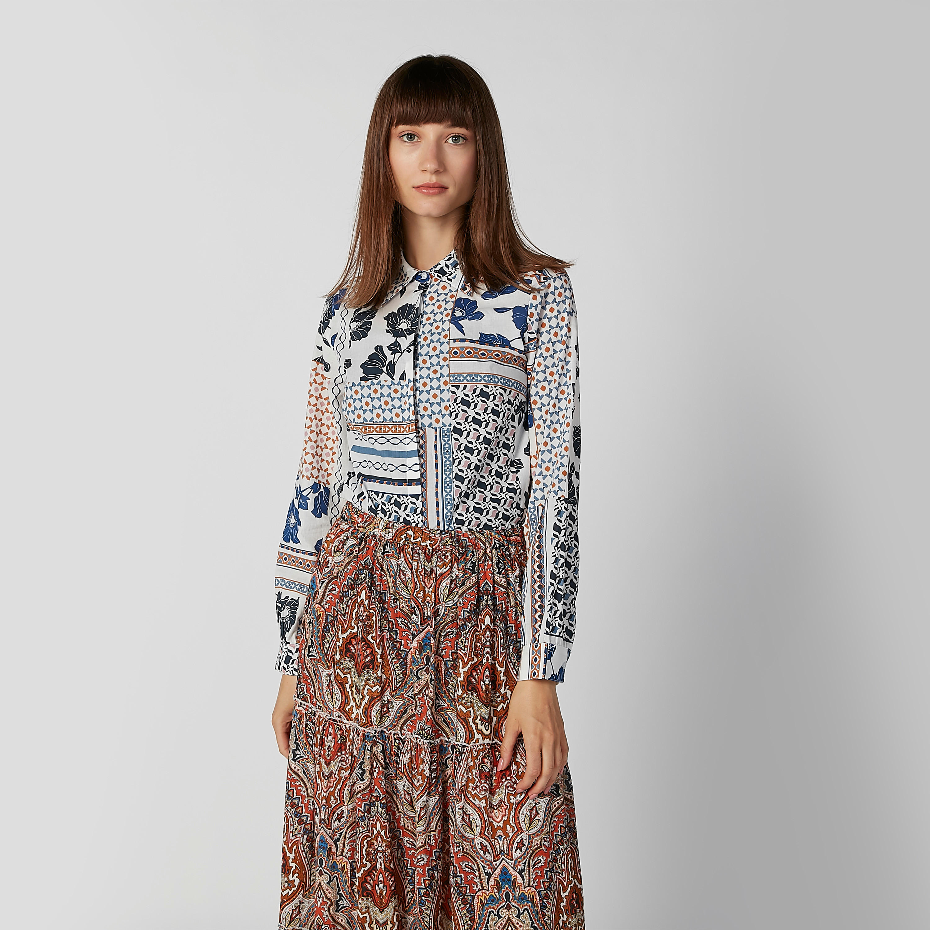 Printed Top with Long Sleeves and Spread Collar-women-clothing-shirtsandblouses-blouses-image-3