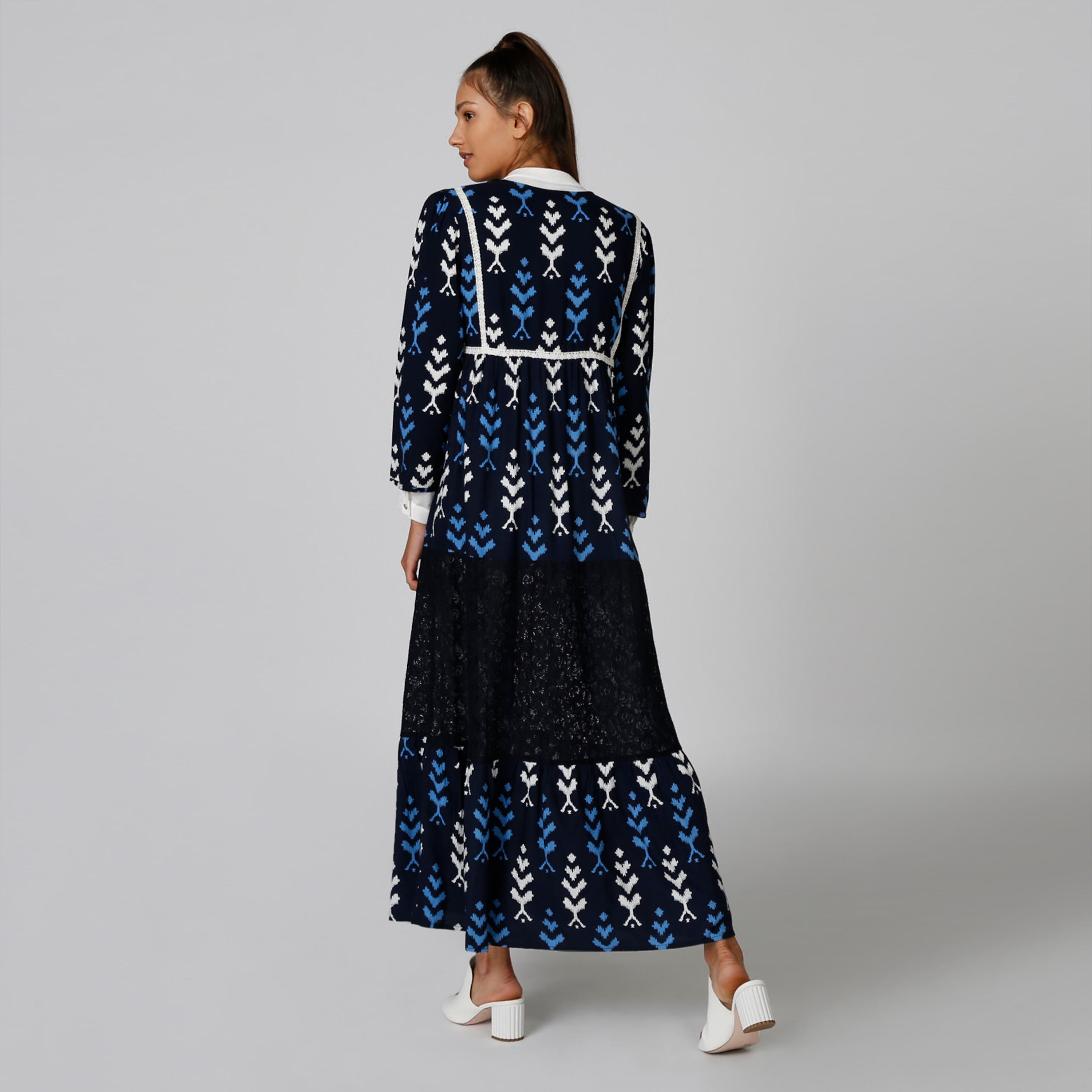 Printed Shrug with Long Sleeves and Tie Ups-women-winterwear-cardigansandjumpers-cardigans-image-2