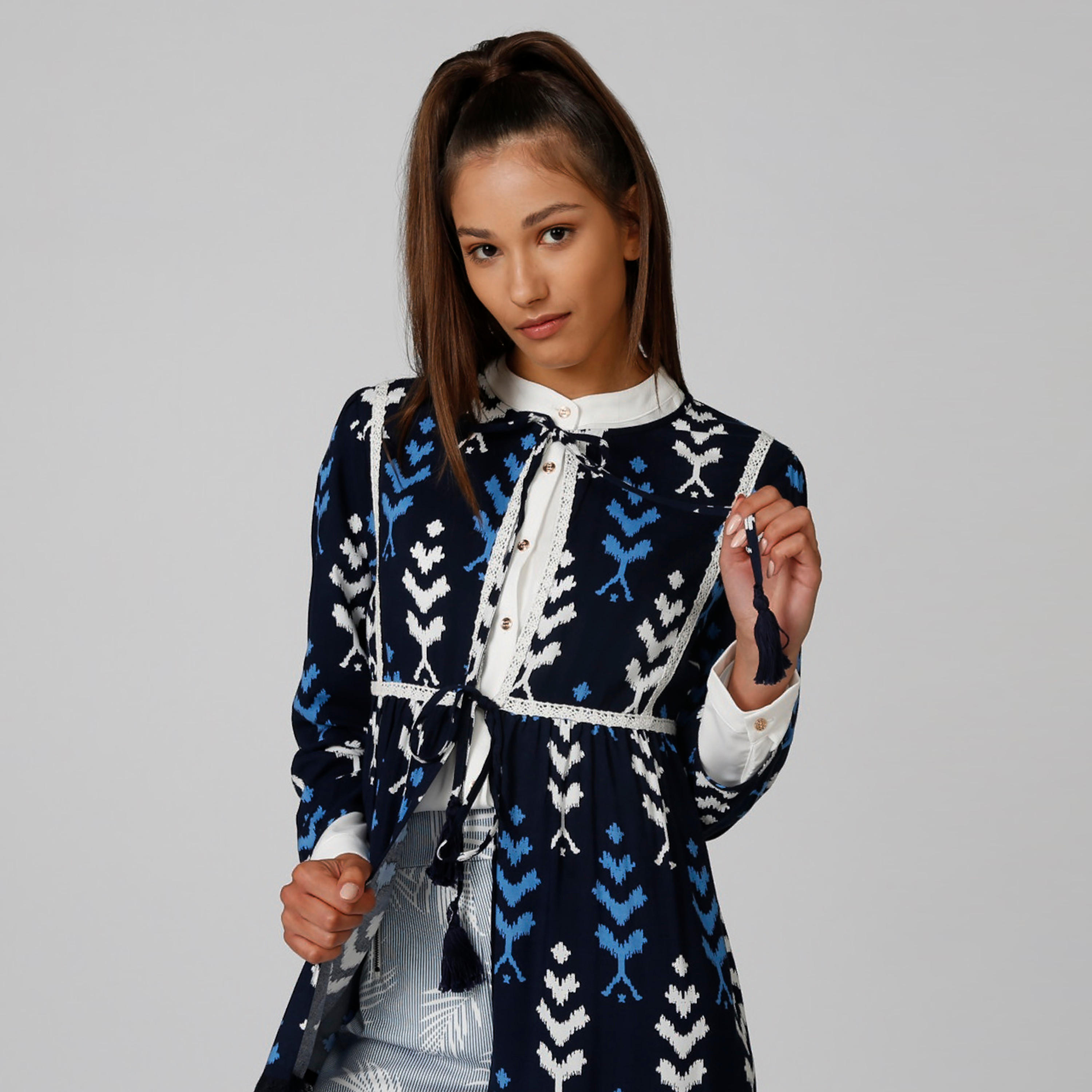 Printed Shrug with Long Sleeves and Tie Ups-women-winterwear-cardigansandjumpers-cardigans-image-5