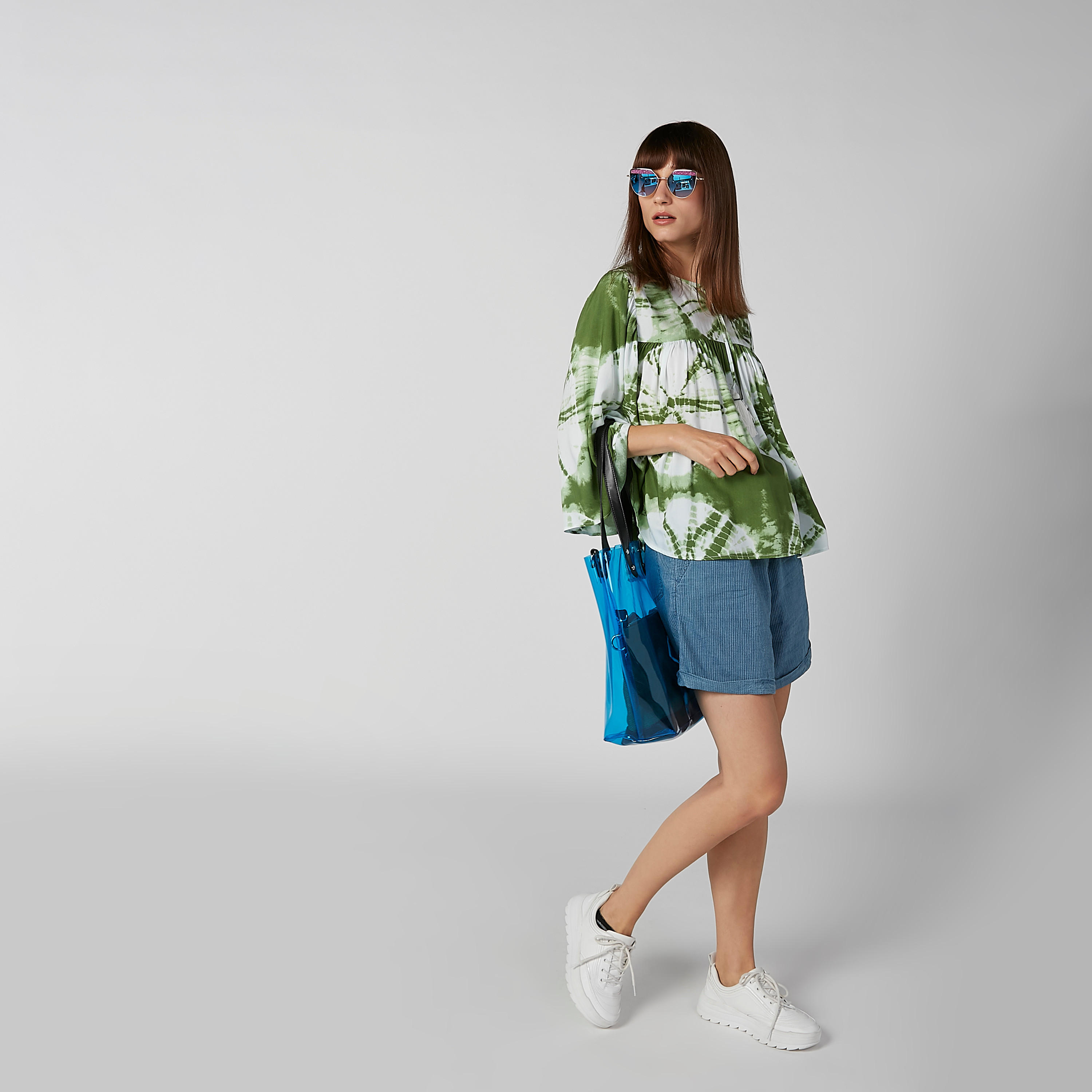 بلوزة قفطان بأكمام طويلة وأربطة وطبعات-women-clothing-shirtsandblouses-blouses-image-2