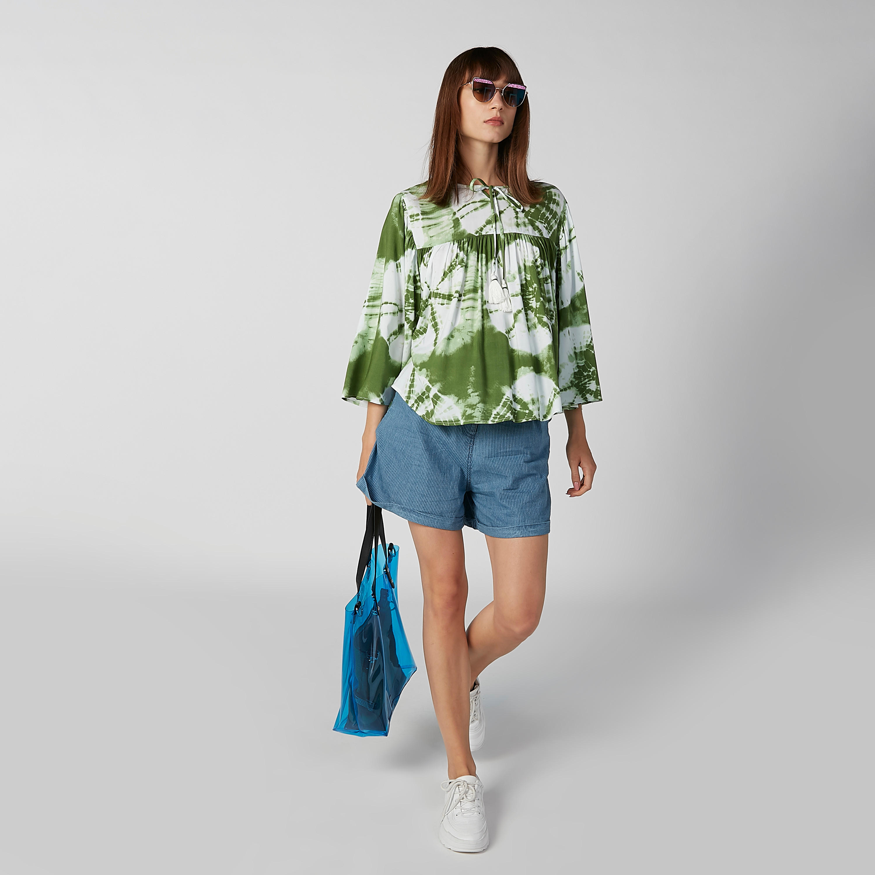 بلوزة قفطان بأكمام طويلة وأربطة وطبعات-women-clothing-shirtsandblouses-blouses-image-6