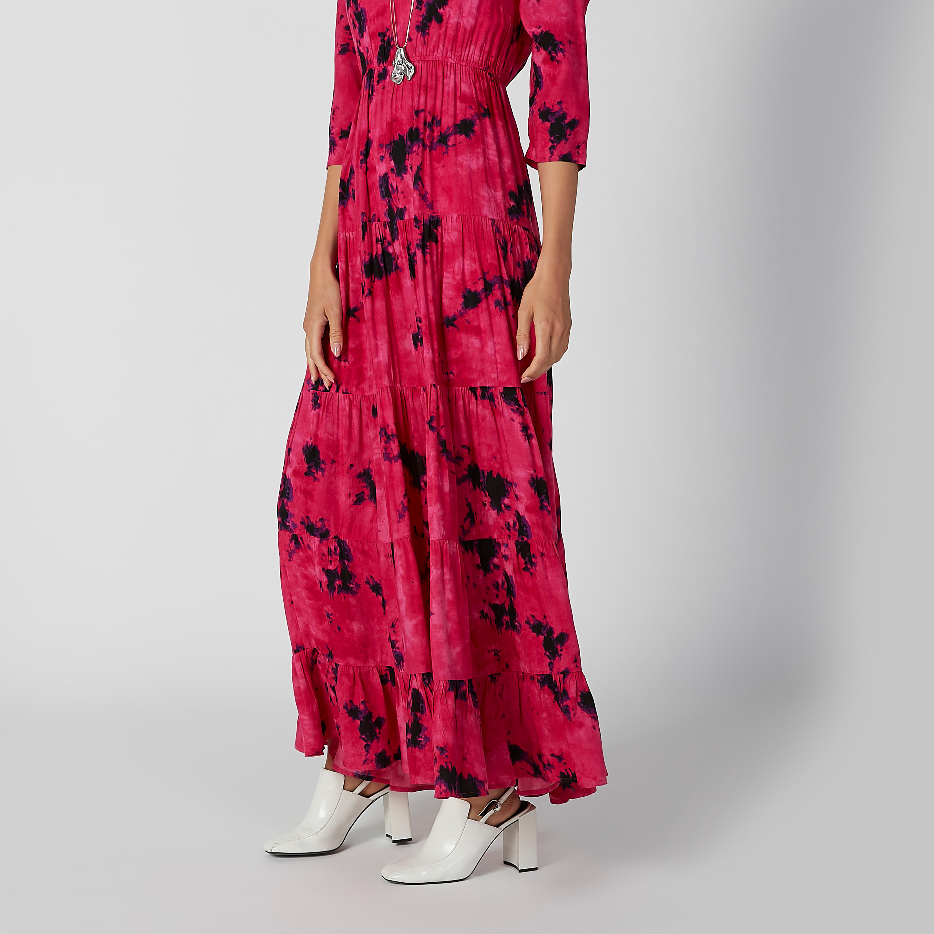 فستان طويل إيه لاين بأكمام 3/4 وطبعات-women-clothing-dresses-image-5