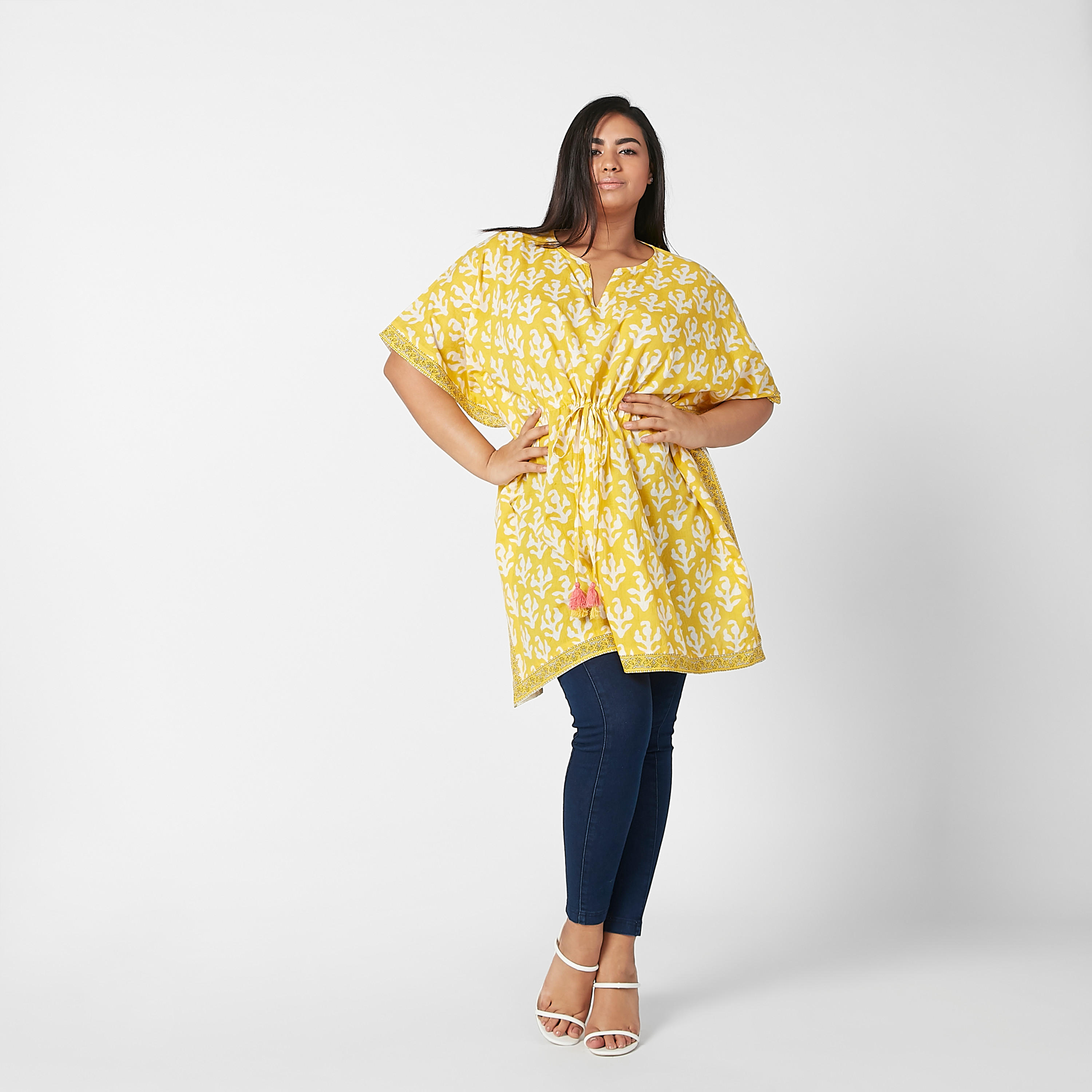 توني بأكمام متصلة وأربطة شرّابات وطبعات-women-clothing-shirtsandblouses-blouses-image-1