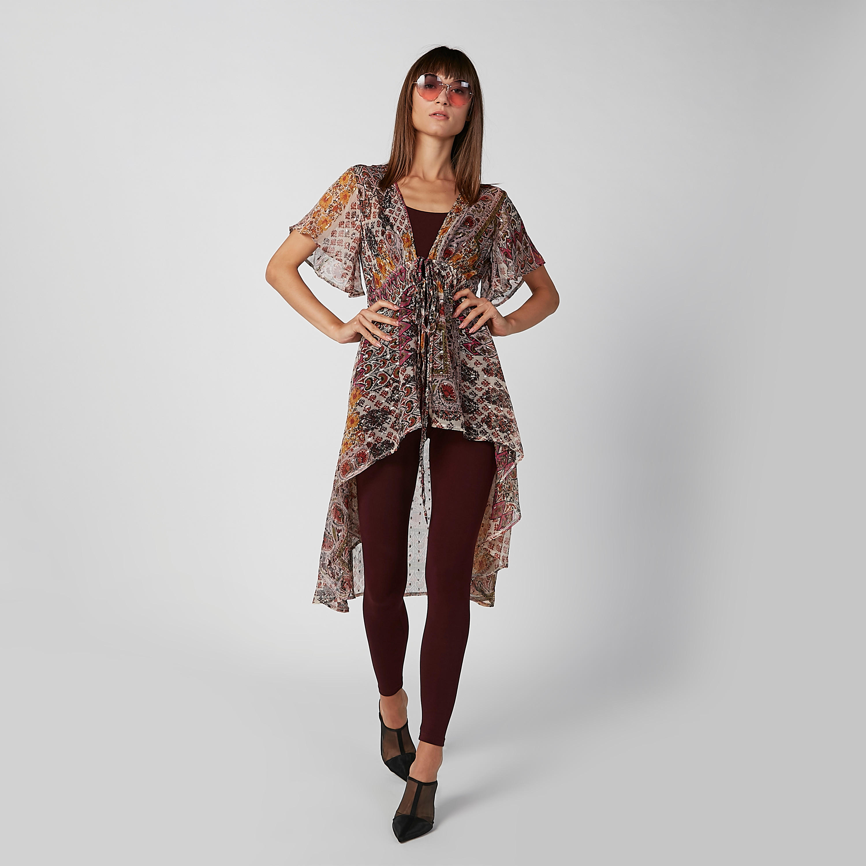 جاكيت مستدام بحوّاف غير مستوية وأربطة وطبعات -women-winterwear-coatsandjackets-jackets-image-1