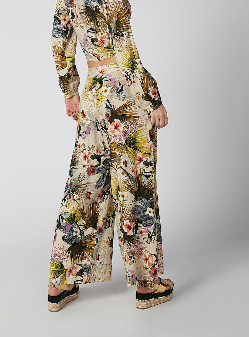 بنطلون بالازو بخصر مطّاطي متوسط الارتفاع وطبعات-women-clothing-bottoms-trousers-image-4