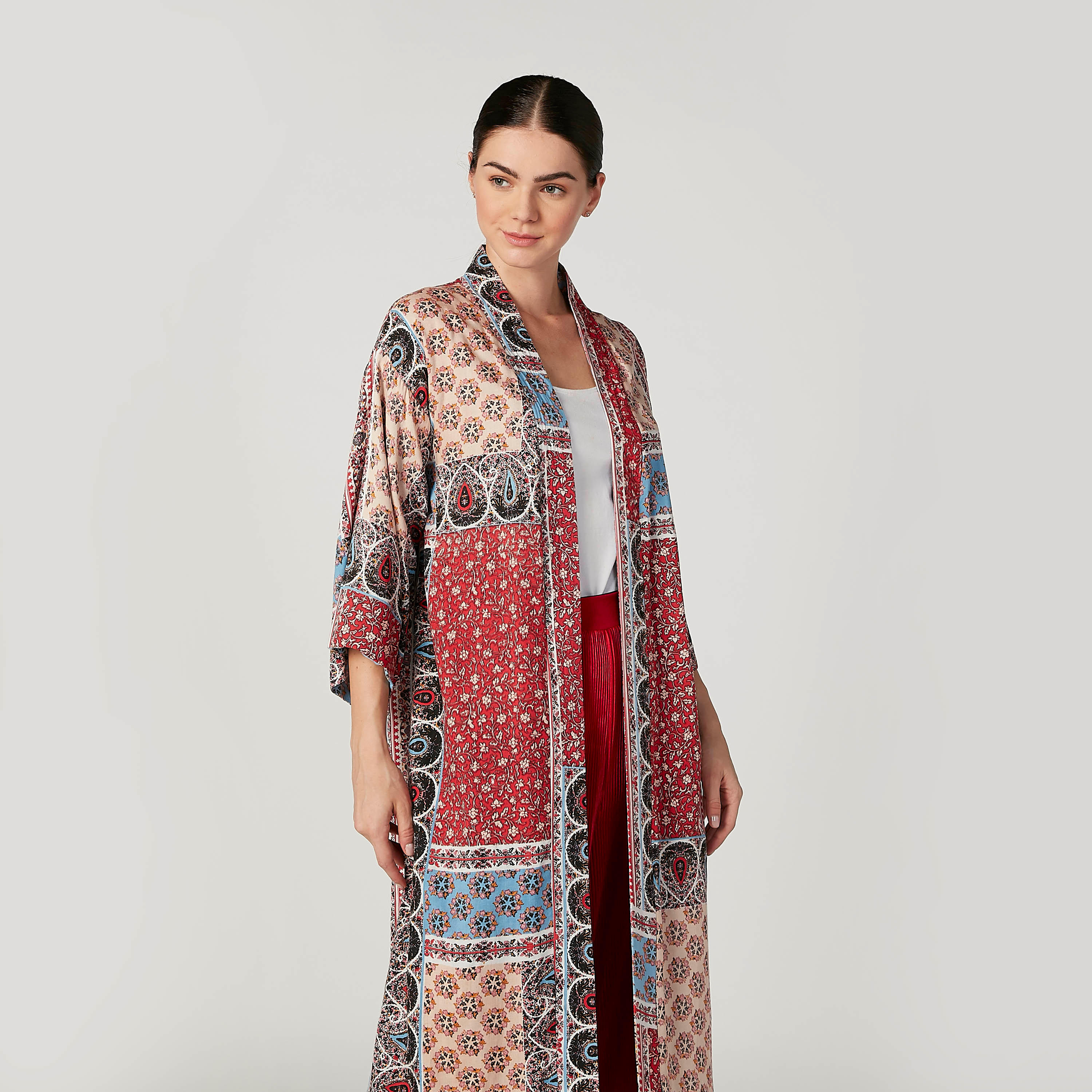 كارديجان طويلة بأكمام 3/4  وطبعات-women-winterwear-cardigansandjumpers-cardigans-image-3