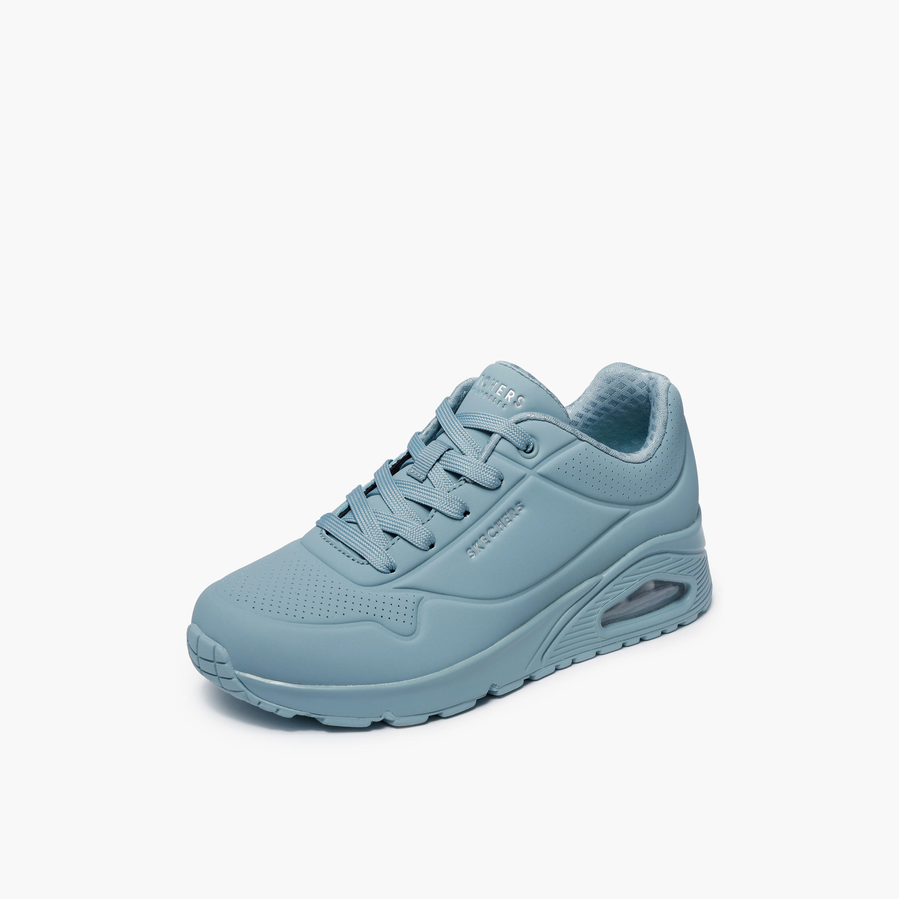 Skechers Women Uno Lace-Up Ankle Sneakers-women-shoes-sneakers-image-4