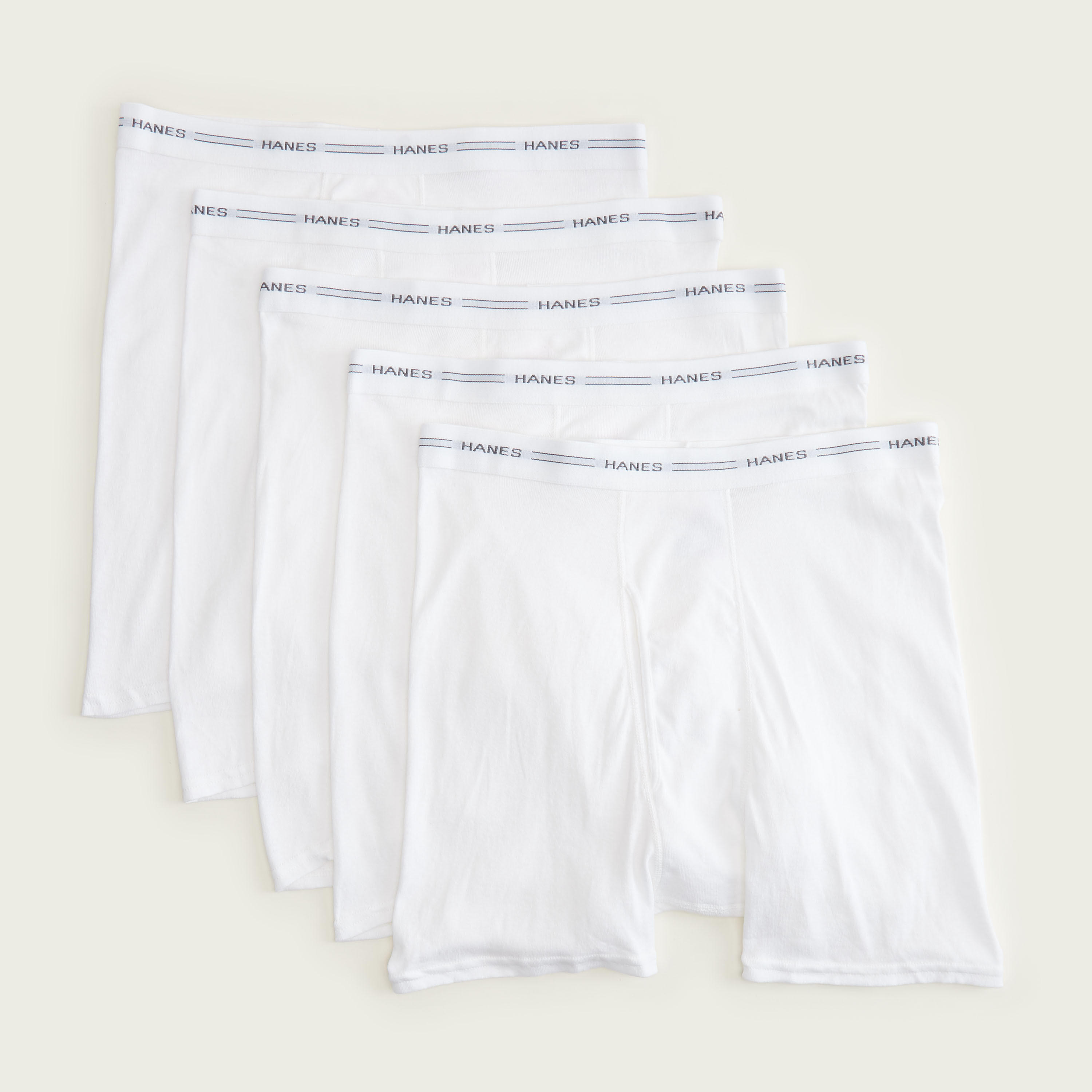 شورتات ترانك سادة بخصر مطّاطي من هانس - طقم من 5 قطع-men-clothing-innerwear-underwear-image-1