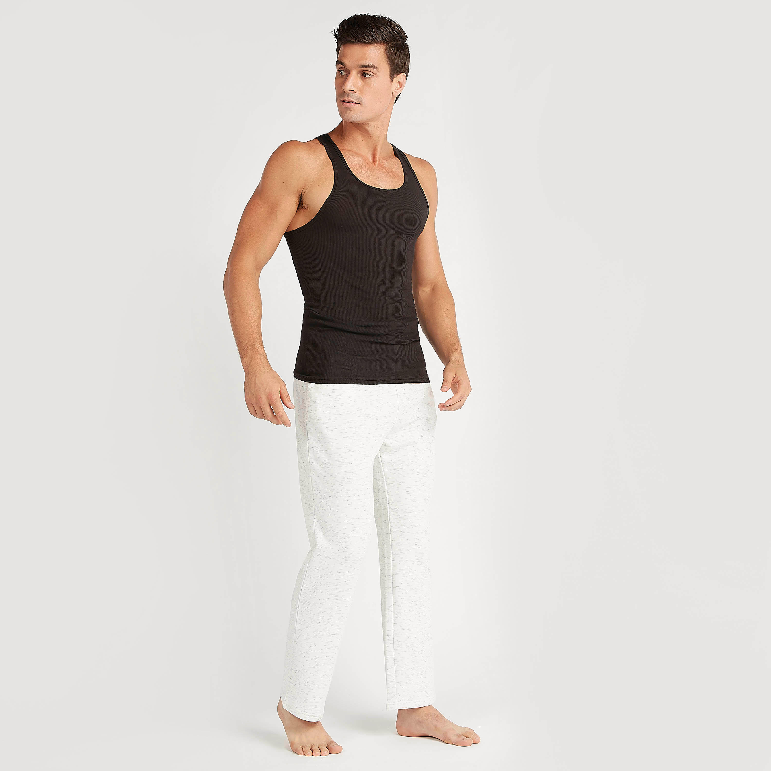 Set of 2 - Hanes Solid Sleeveless Vest-men-clothing-tshirtsandpolos-vests-image-2