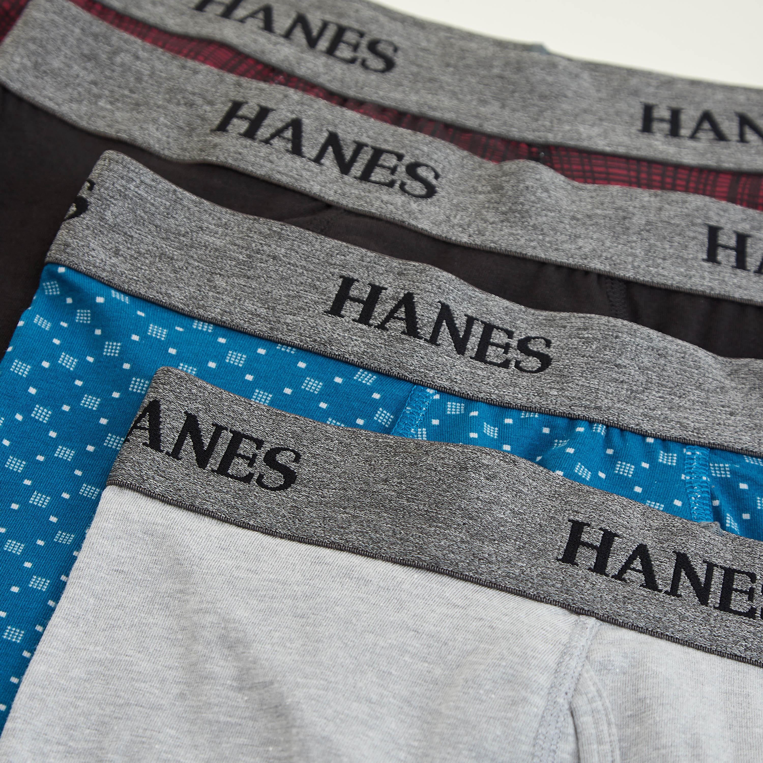 شورتات ترانك متنوّعة بخصر مطّاطي من هانس - طقم من 4 قطع-men-clothing-innerwear-underwear-image-3