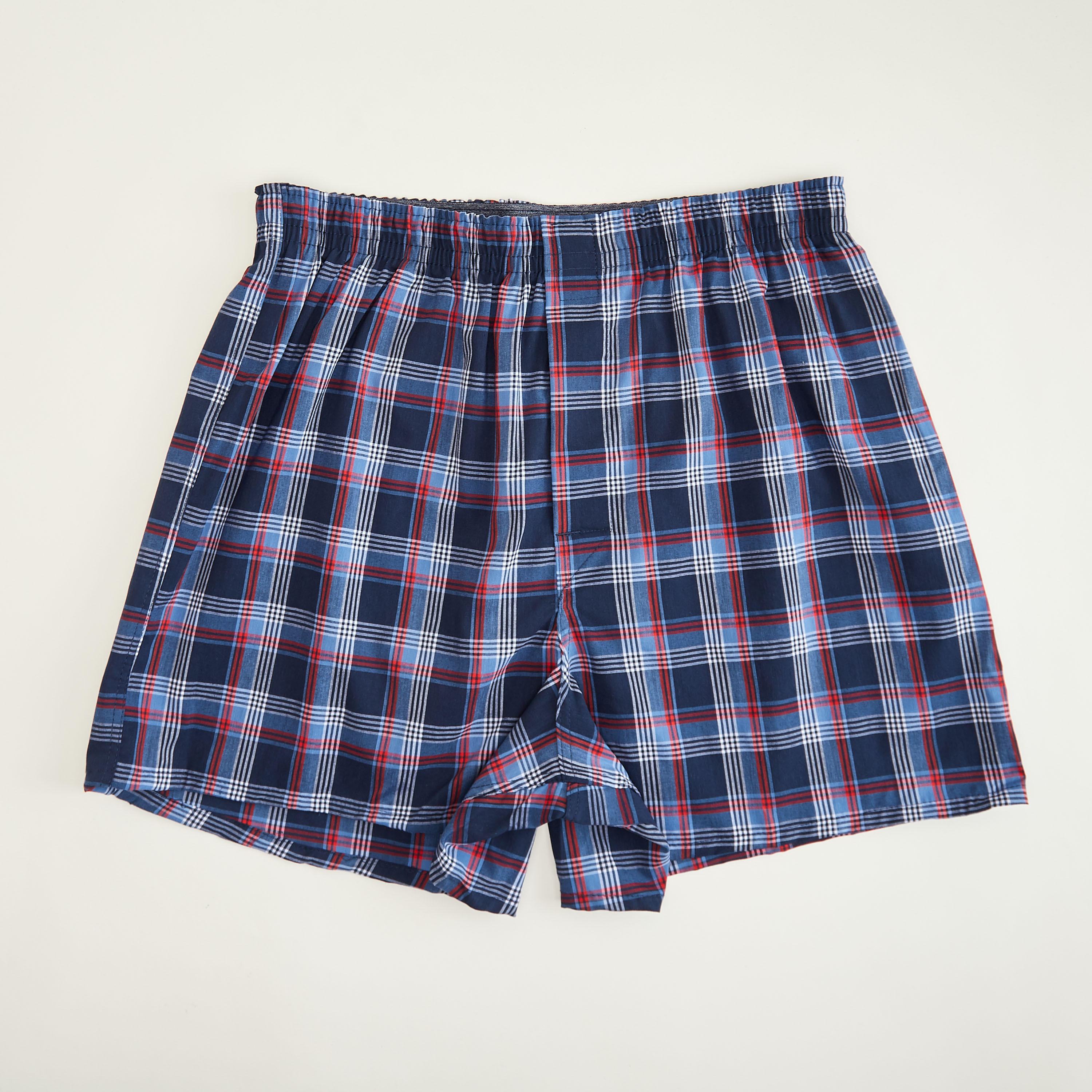 سراويل بوكسر داخلية كاروهات بخصر مطّاطي من هانس - طقم من 3 قطع-men-clothing-innerwear-underwear-image-3