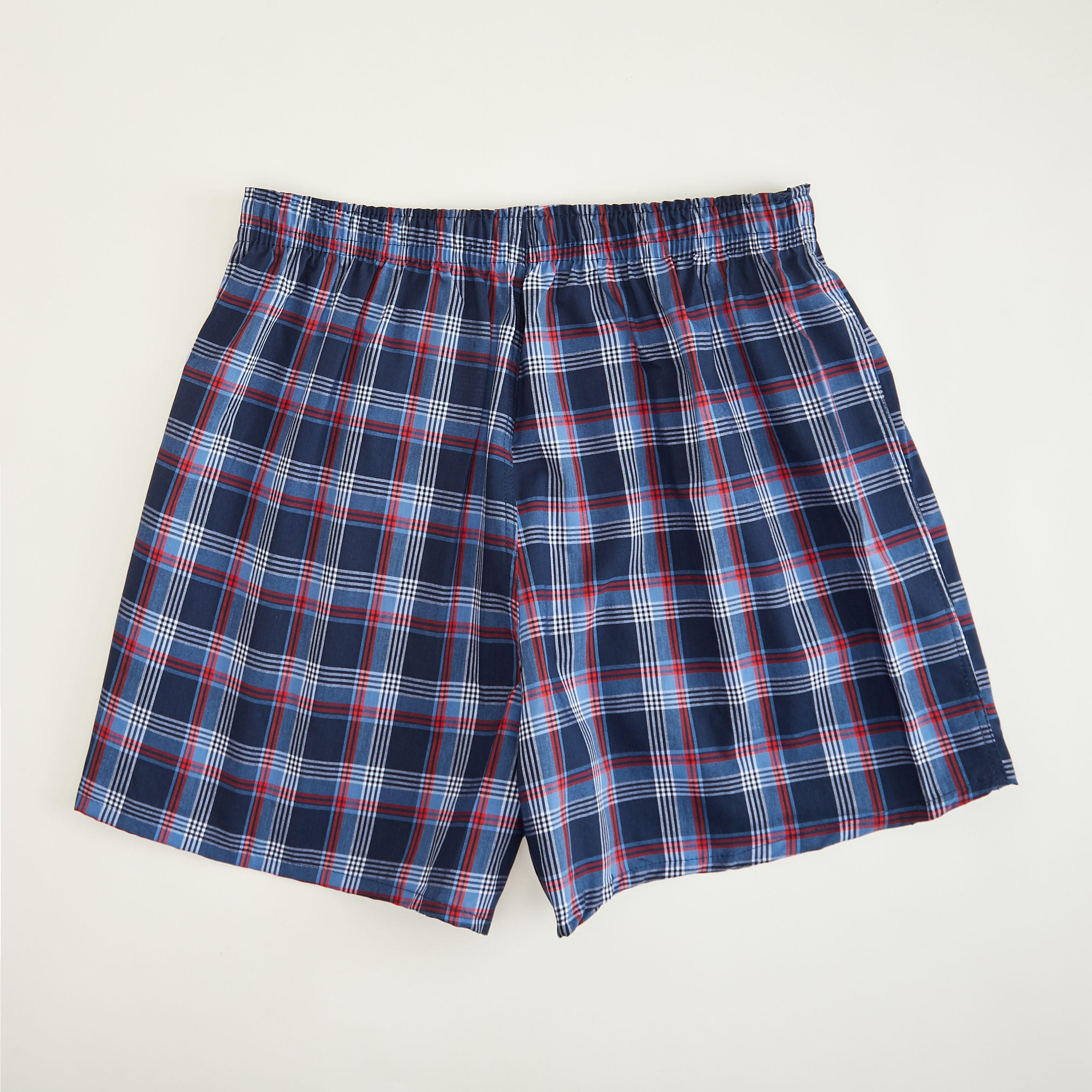 سراويل بوكسر داخلية كاروهات بخصر مطّاطي من هانس - طقم من 3 قطع-men-clothing-innerwear-underwear-image-4