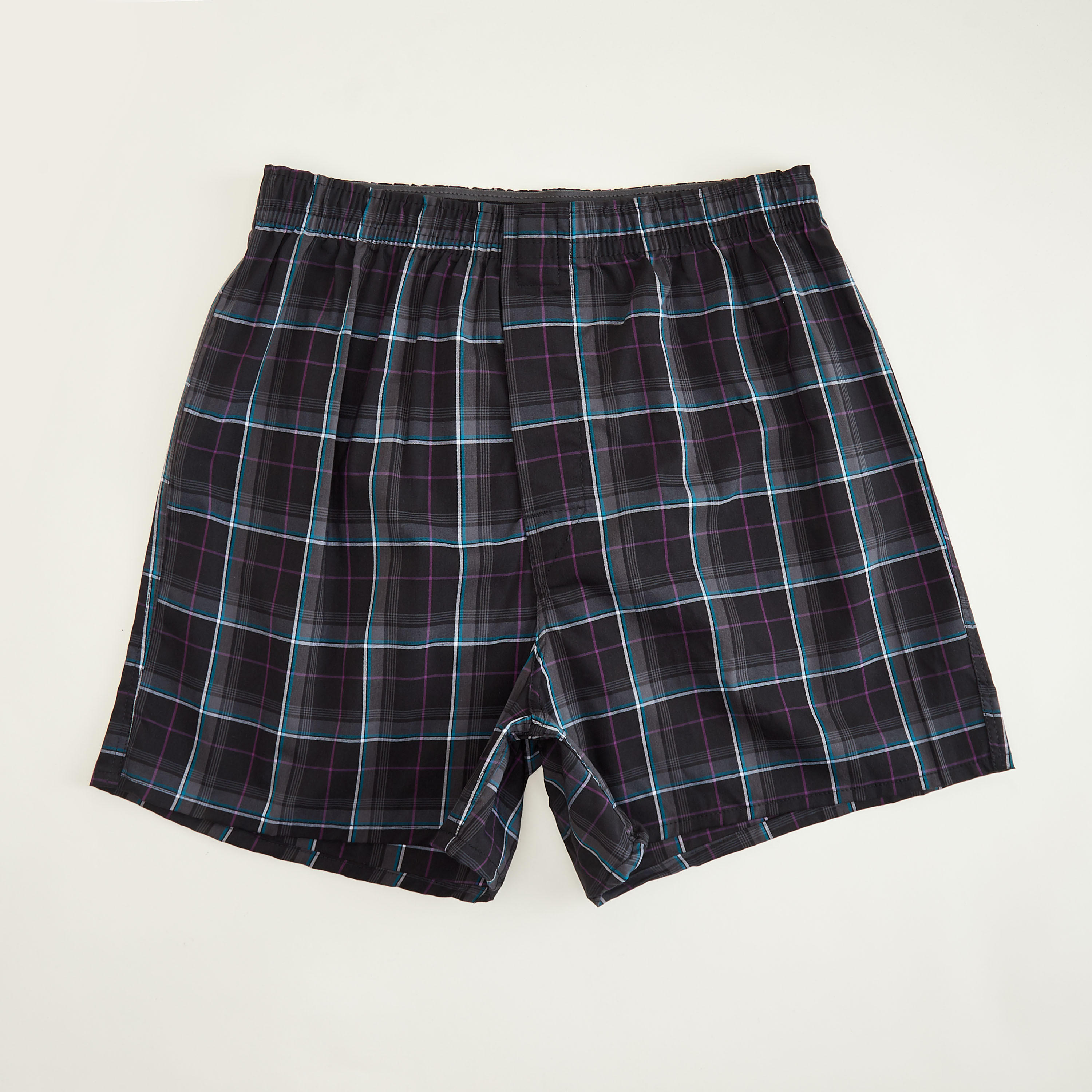 سراويل بوكسر داخلية كاروهات بخصر مطّاطي من هانس - طقم من 3 قطع-men-clothing-innerwear-underwear-image-3