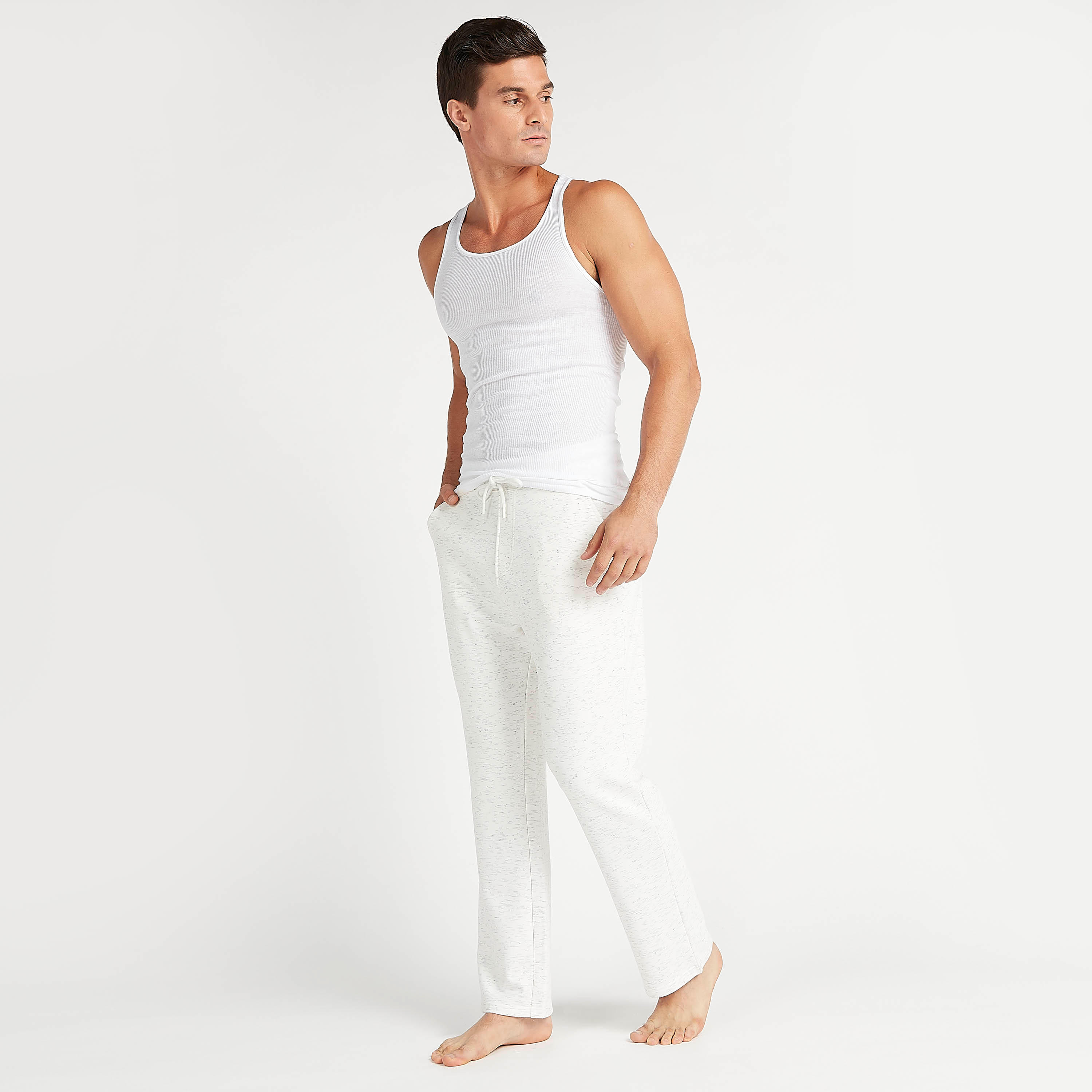 فيست سادة دون أكمام من هانس - طقم من 3 قطع-men-clothing-tshirtsandpolos-vests-image-2