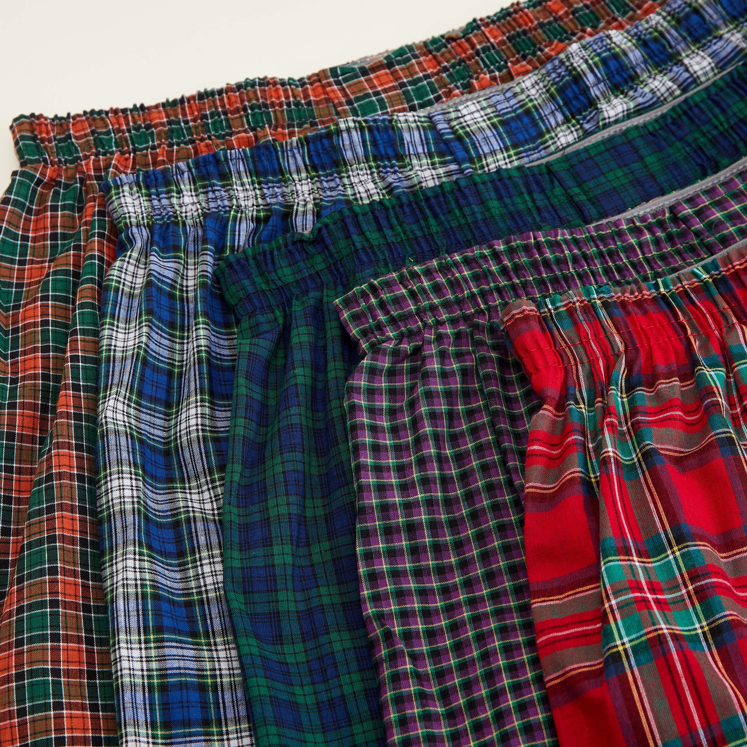 سراويل بوكسر داخلية كاروهات بخصر مطّاطي من هانس - طقم من 5 قطع-men-clothing-innerwear-underwear-image-2