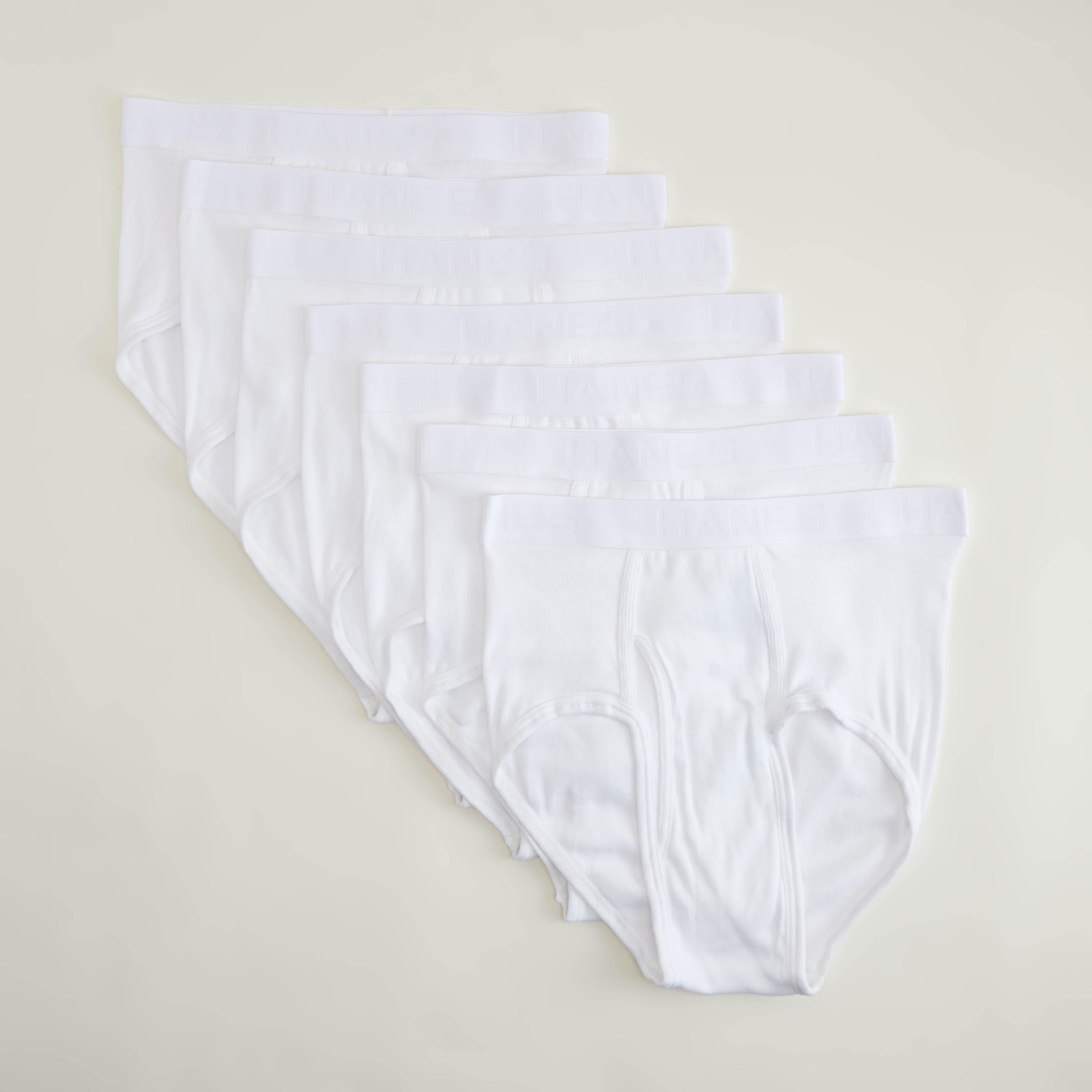 Set of 7 - Hanes Solid Briefs with Elasticated Waistband-men-clothing-innerwear-underwear-image-1