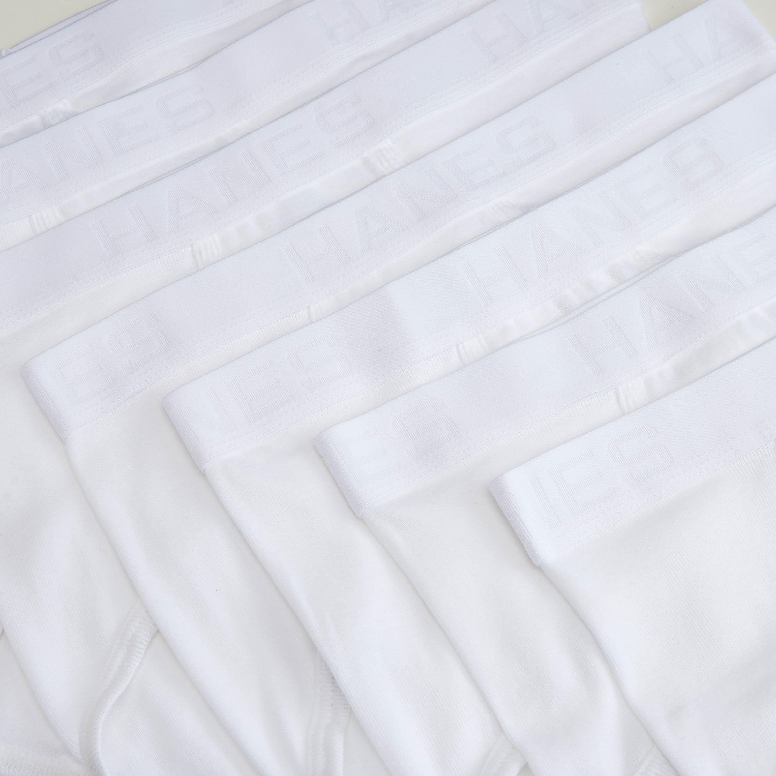 Set of 7 - Hanes Solid Briefs with Elasticated Waistband-men-clothing-innerwear-underwear-image-2