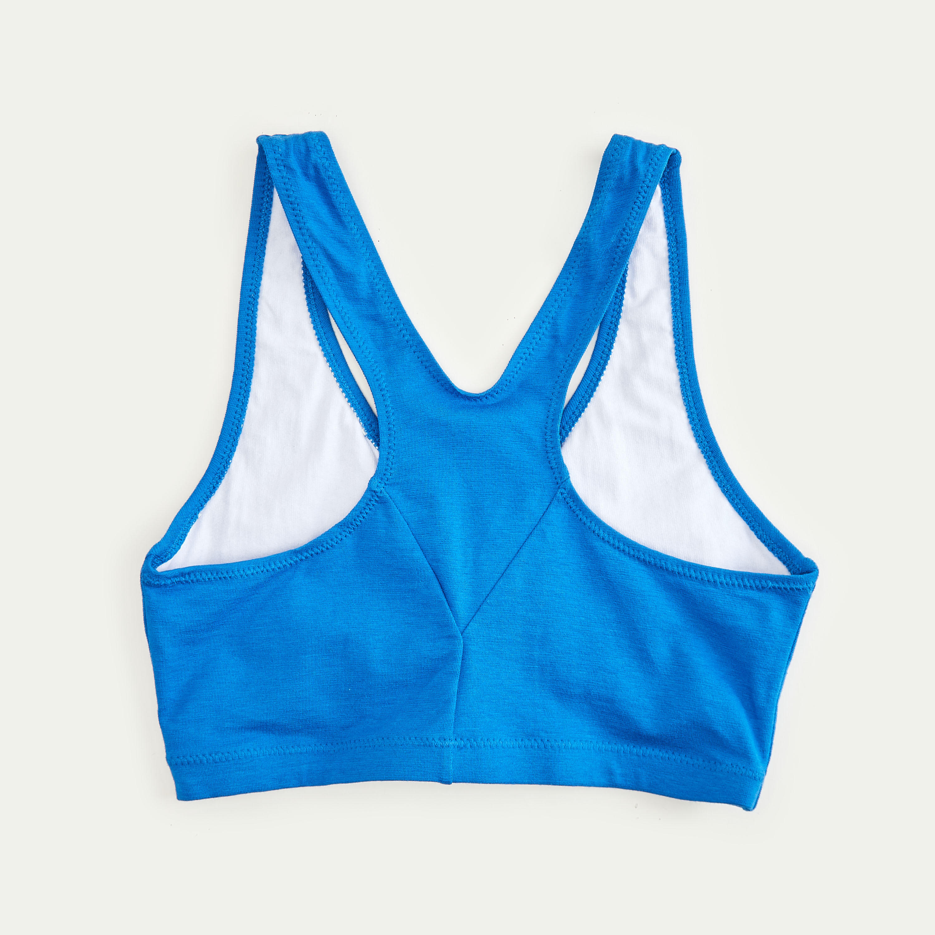 صدريّة بلوفر سادة بتصميم متقاطع من الخلف كومفورت فليكس فيت من هانس - طقم من قطعتين-women-clothing-lingerie-bras-image-4