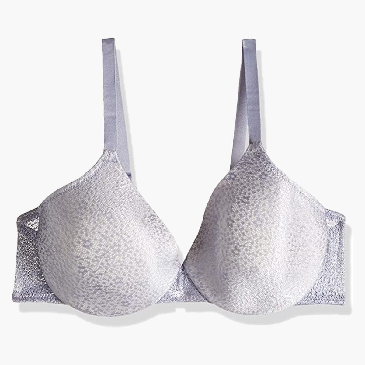 صدريّة تيشيرت ديمي بارزة الملمس بسلك سفلي وخطّافة إغلاق من هانس-women-clothing-lingerie-bras-image-1