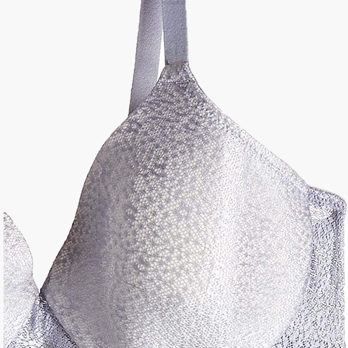 صدريّة تيشيرت ديمي بارزة الملمس بسلك سفلي وخطّافة إغلاق من هانس-women-clothing-lingerie-bras-image-2