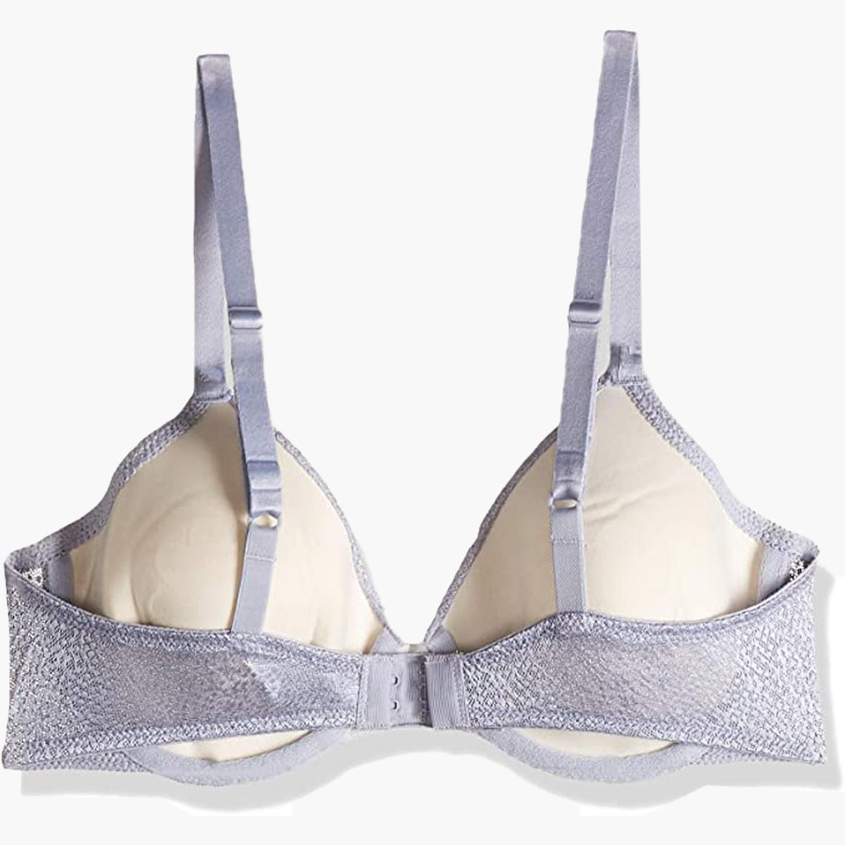 صدريّة تيشيرت ديمي بارزة الملمس بسلك سفلي وخطّافة إغلاق من هانس-women-clothing-lingerie-bras-image-3