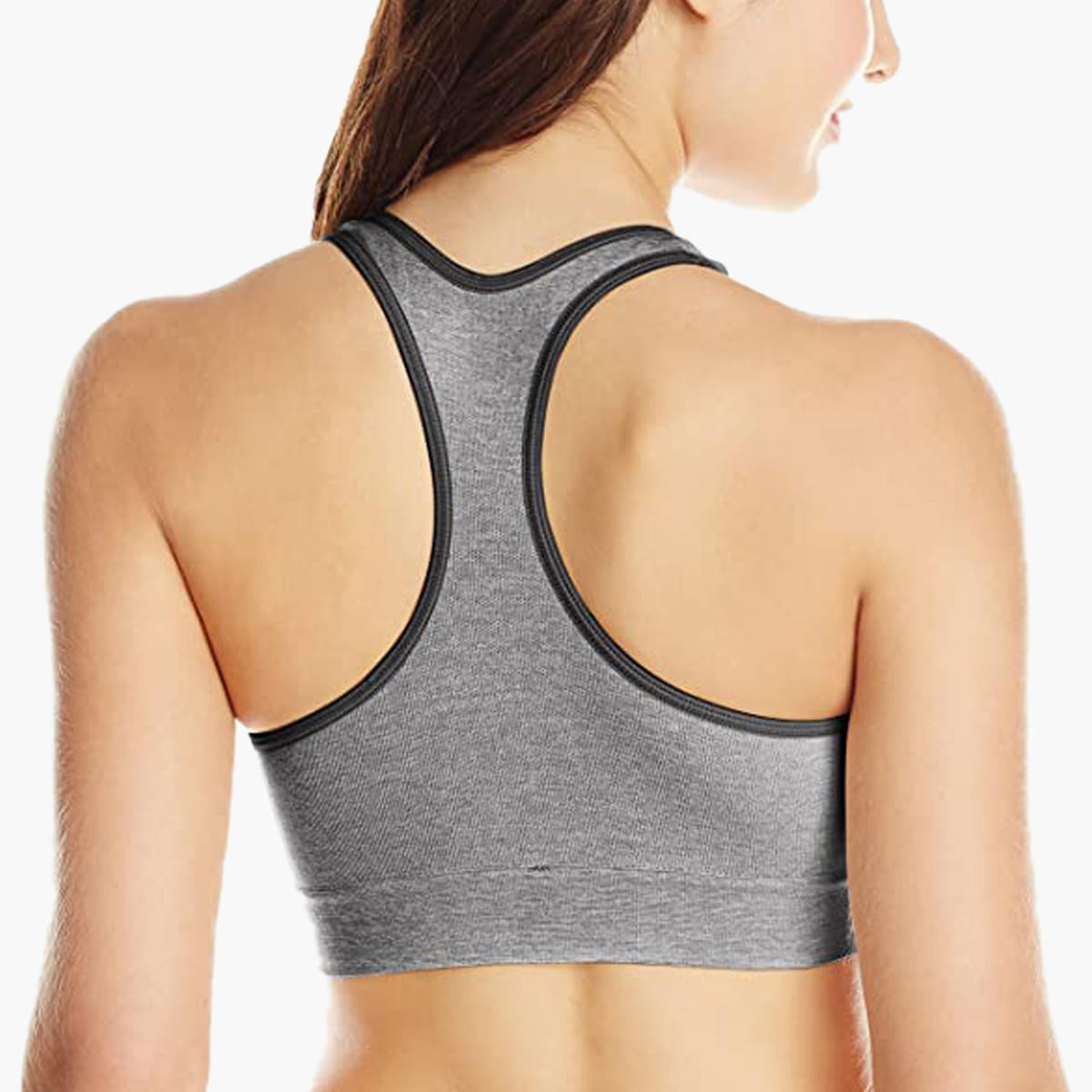 Hanes Light Padded Seamless Sports Bra with Racerback Detail-women-clothing-lingerie-bras-image-2