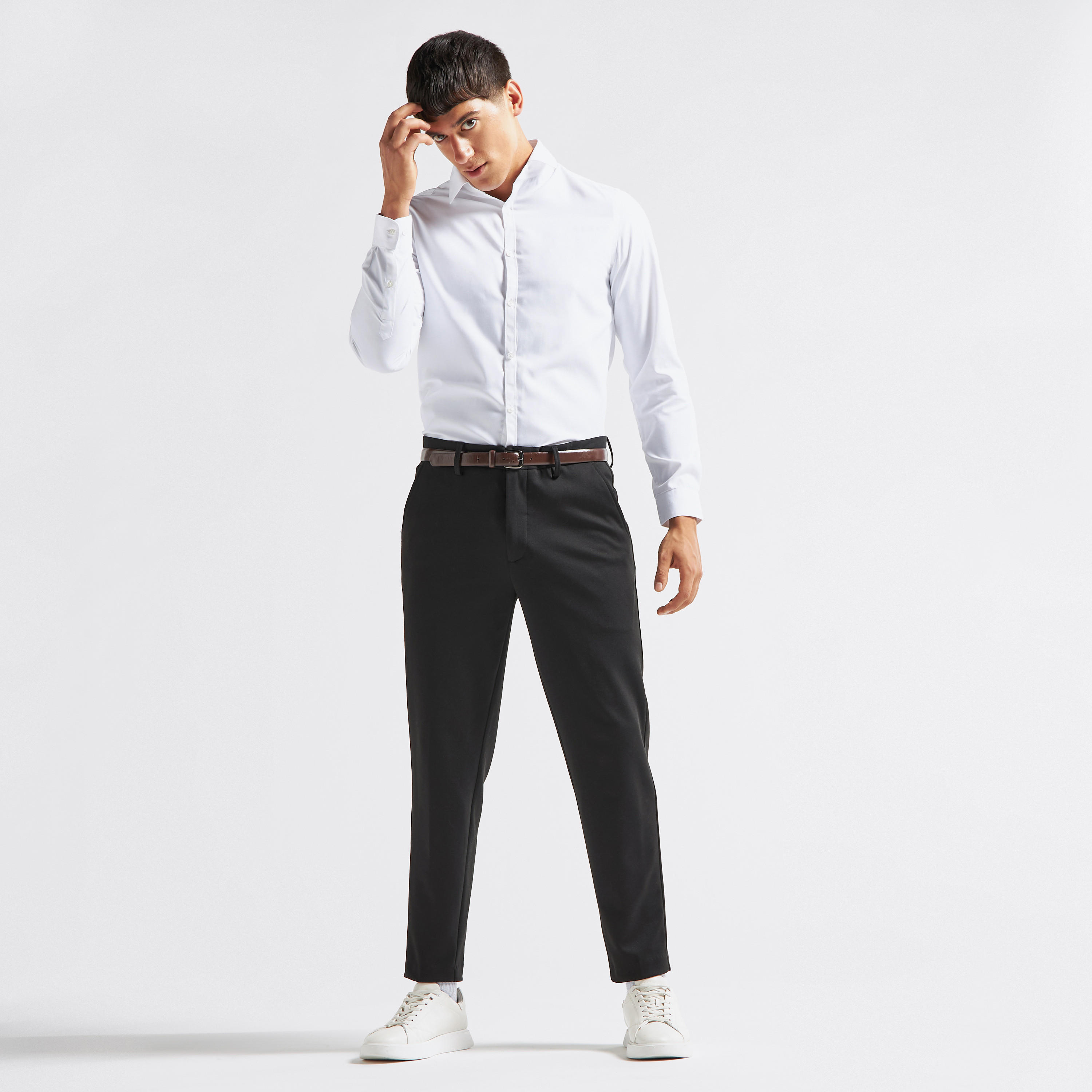 قميص رسمي بارز الملمس بأكمام طويلة-men-clothing-shirts-image-2