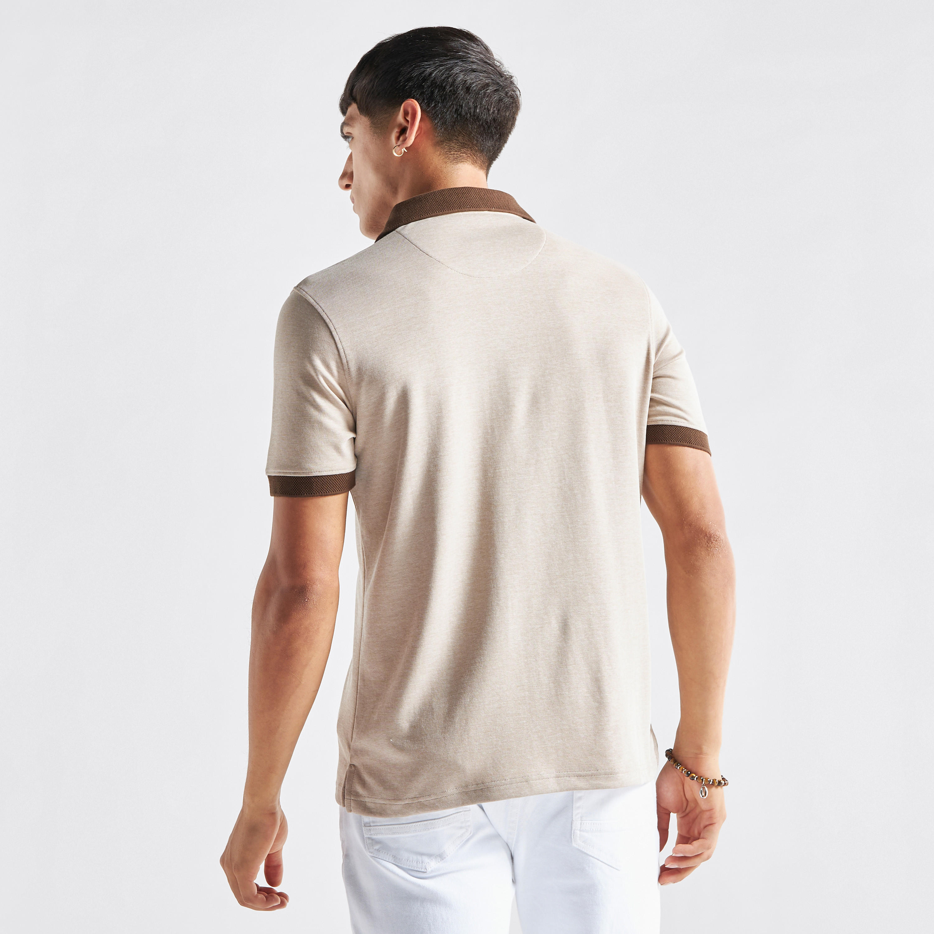 Solid Polo T-shirt with Short Sleeves-men-clothing-tshirtsandpolos-polos-image-3