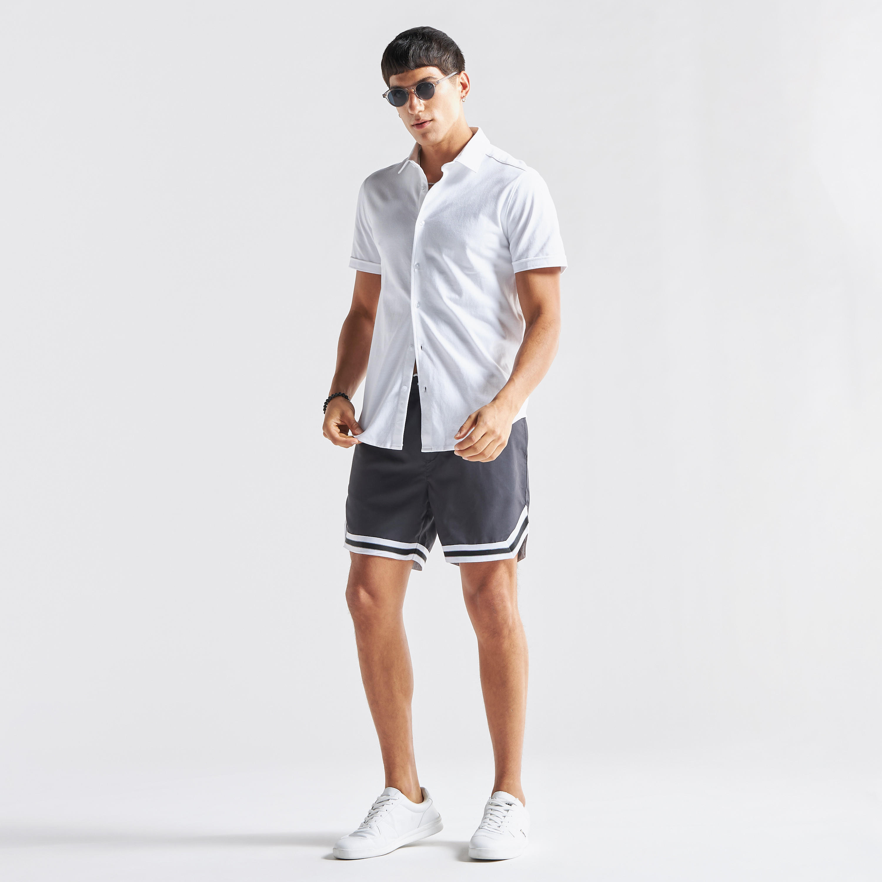 شورت كرة السلّة برباط إغلاق وشريطة وجيوب -men-clothing-bottoms-shorts-image-2