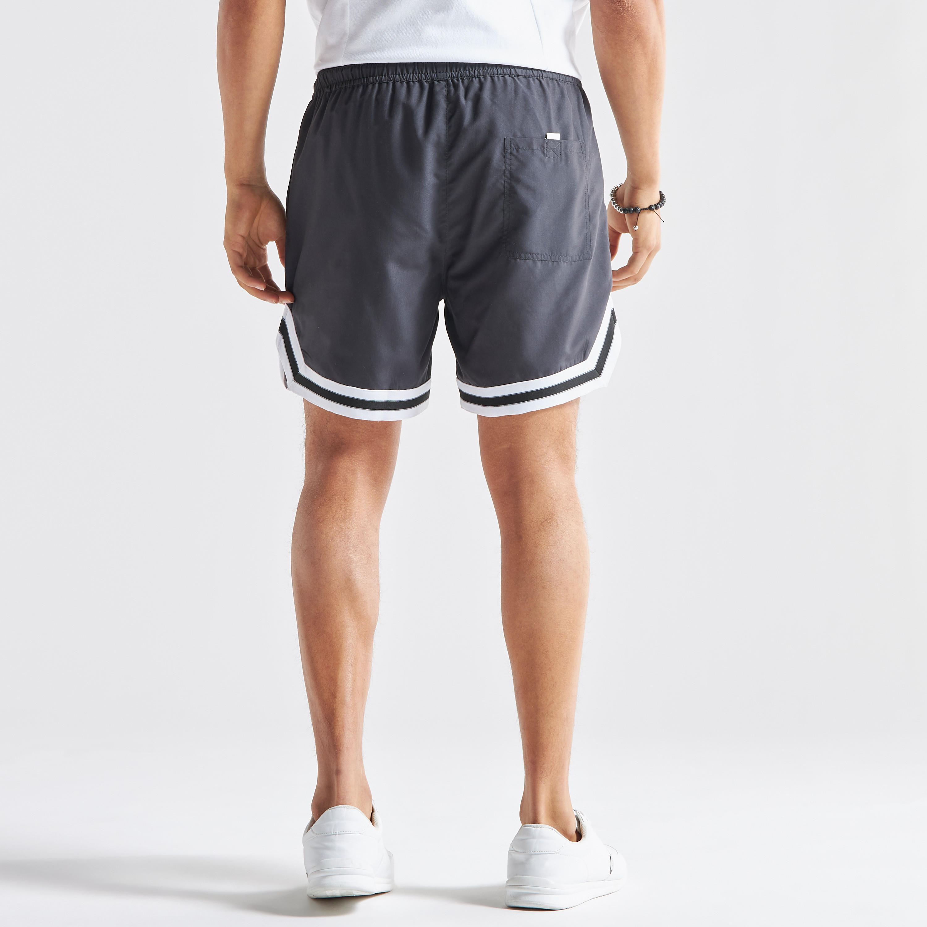 شورت كرة السلّة برباط إغلاق وشريطة وجيوب -men-clothing-bottoms-shorts-image-3