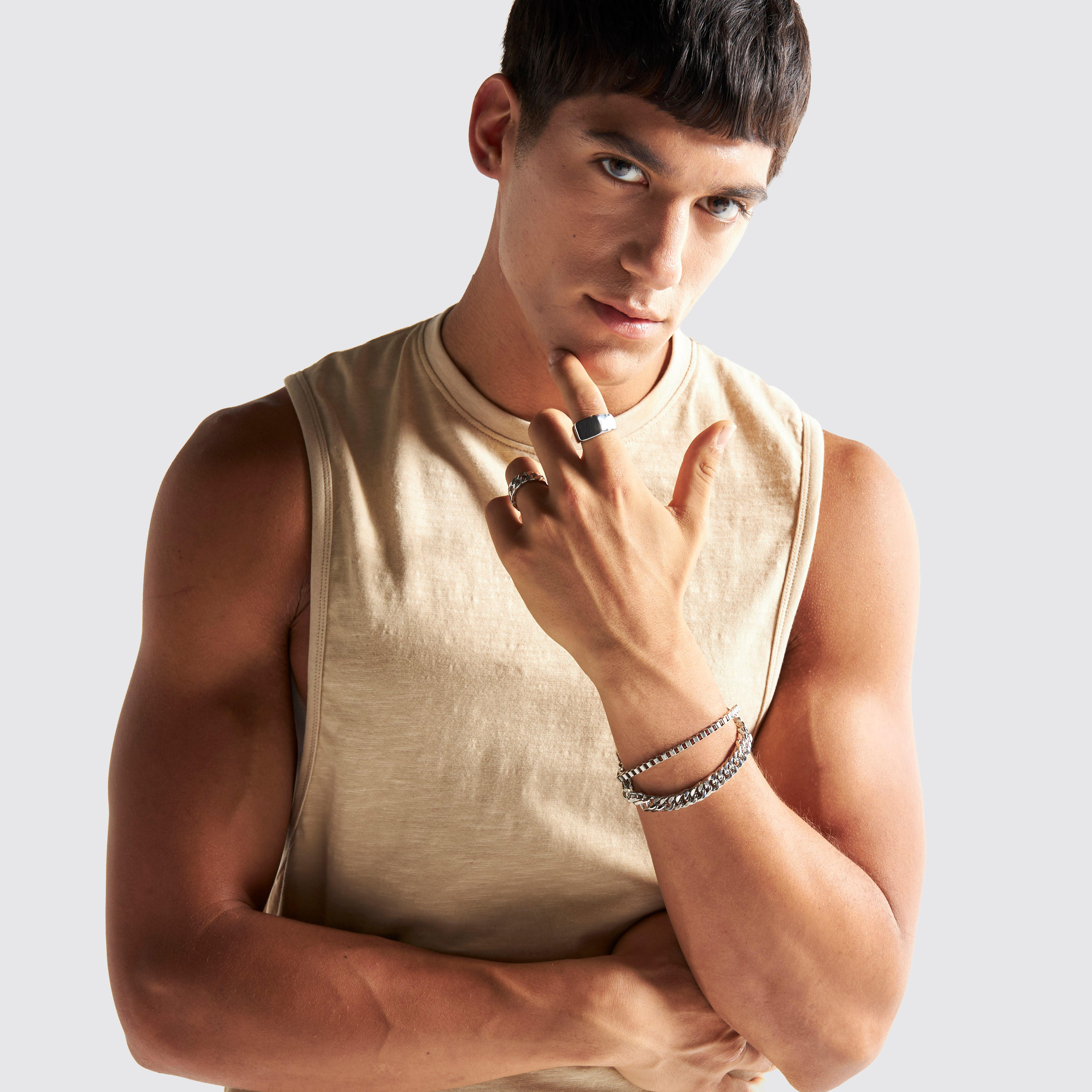 Solid Sleeveless T-shirt with Crew Neck-men-clothing-tshirtsandpolos-tshirts-image-4