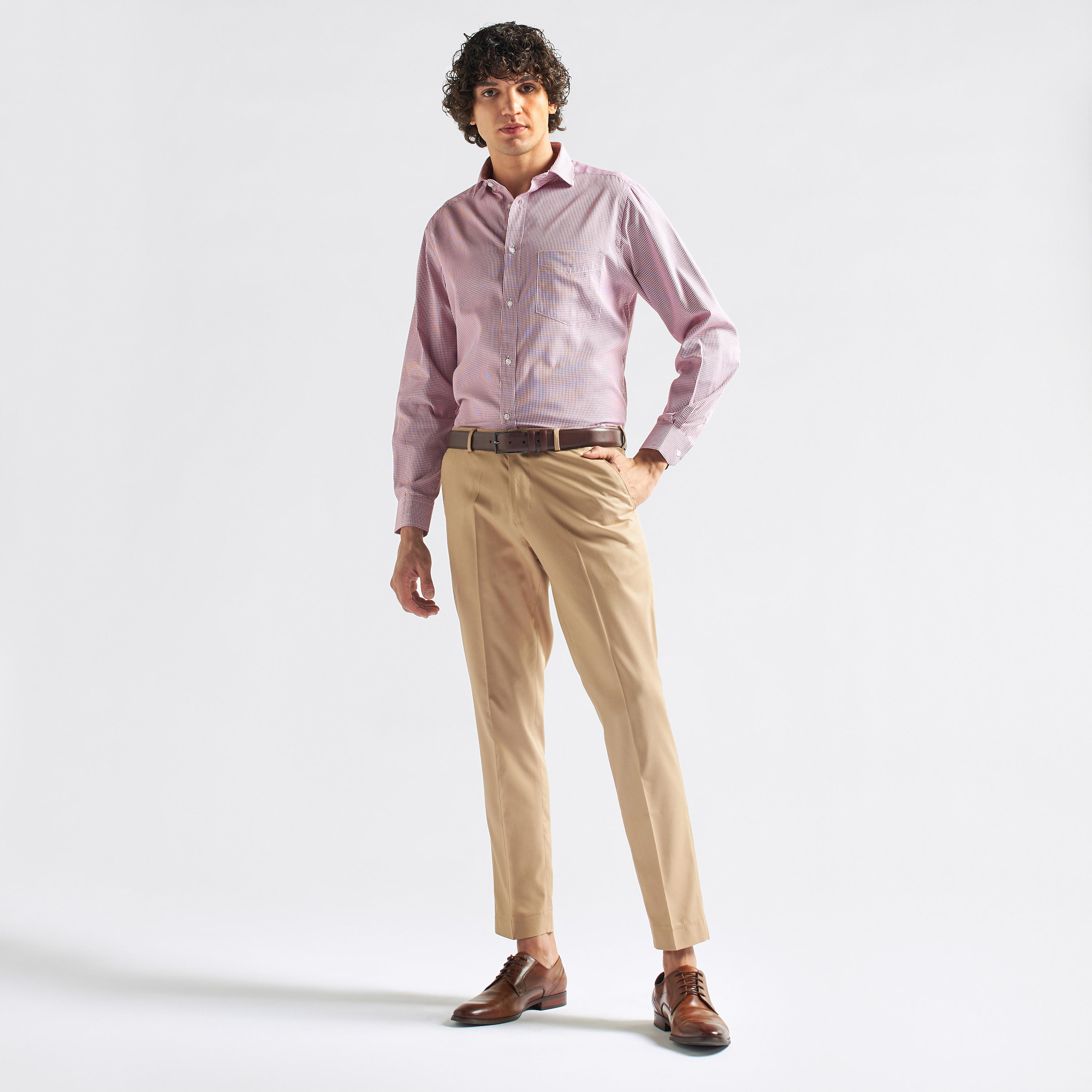 قميص مخطّط بجيوب وأكمام طويلة-men-clothing-shirts-image-2