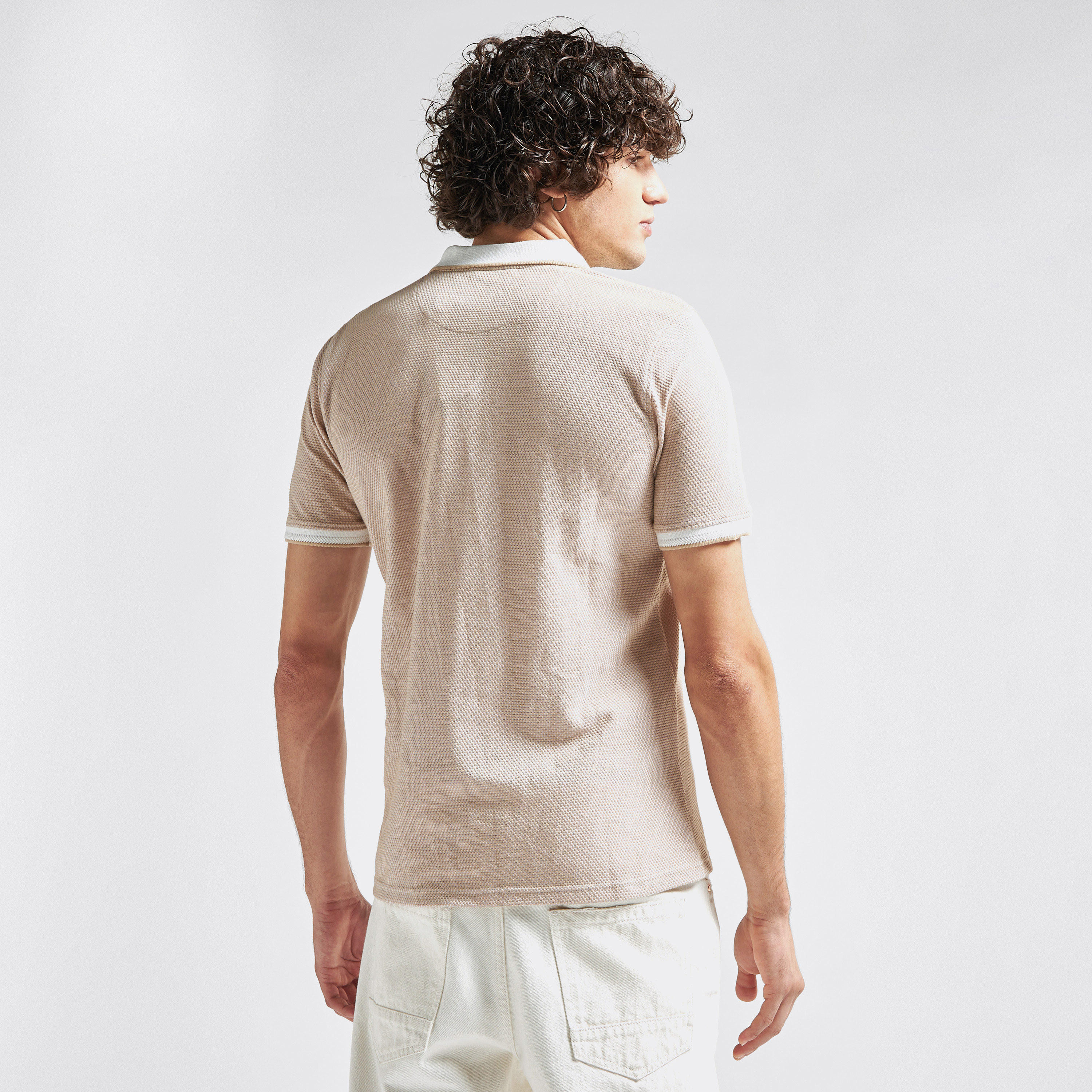 تيشيرت بولو بارز الملمس بأكمام قصيرة-men-clothing-tshirtsandpolos-polos-image-3