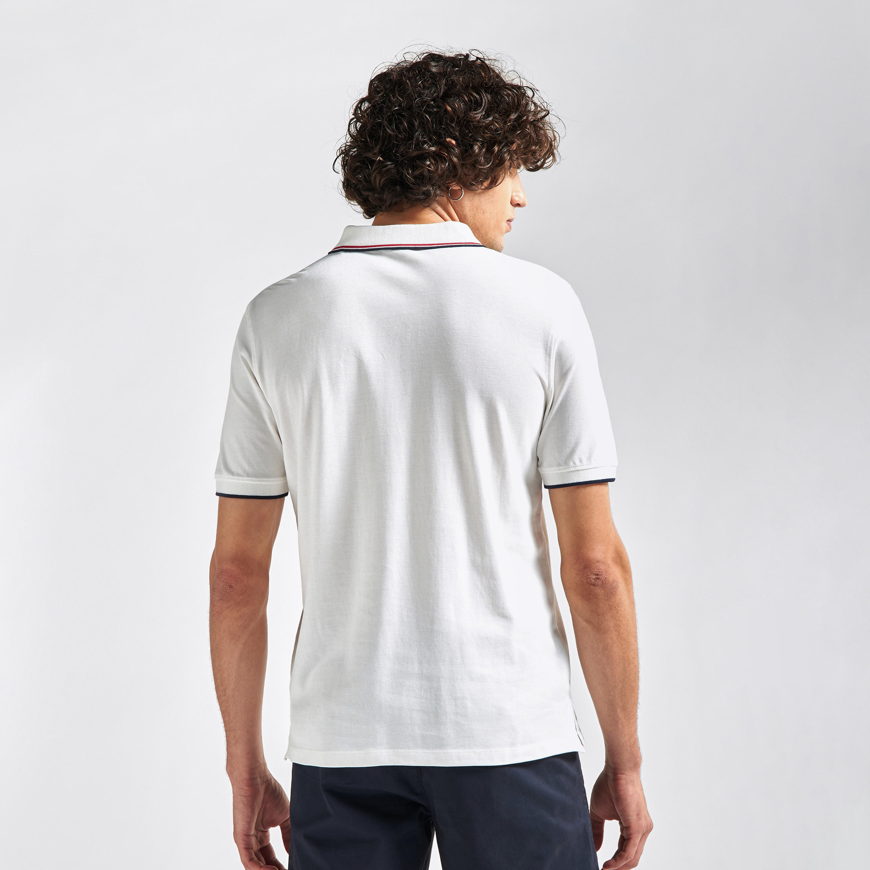 تيشيرت بولو بأكمام قصيرة وخيوط بارزة-men-clothing-tshirtsandpolos-polos-image-3