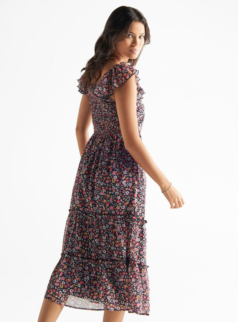 فستان دون أكمام بفيونكة وطبعات أزهار-women-clothing-dresses-image-3