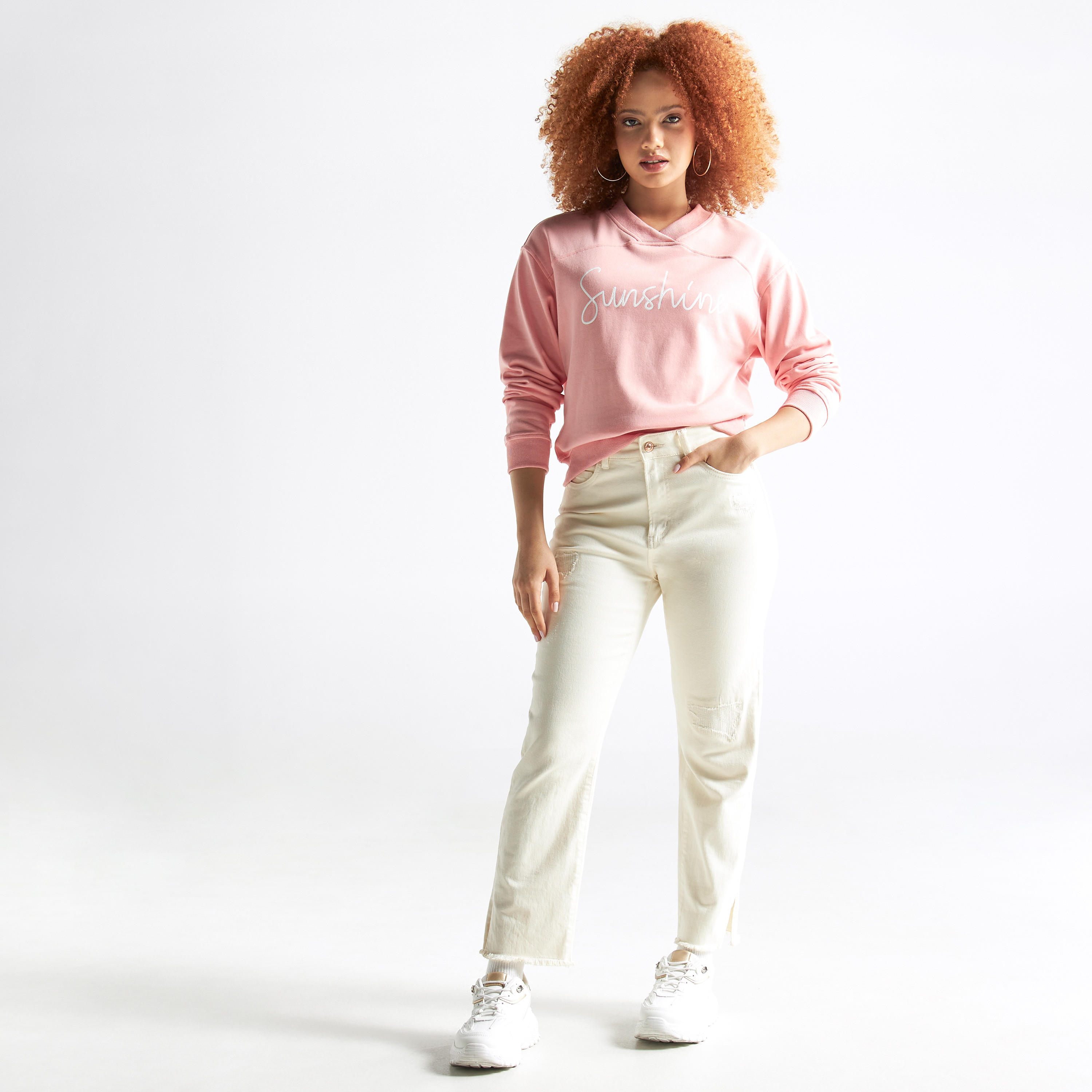 Printed Sweatshirt with Long Sleeves-women-winterwear-hoodiesandsweatshirts-sweatshirts-image-2