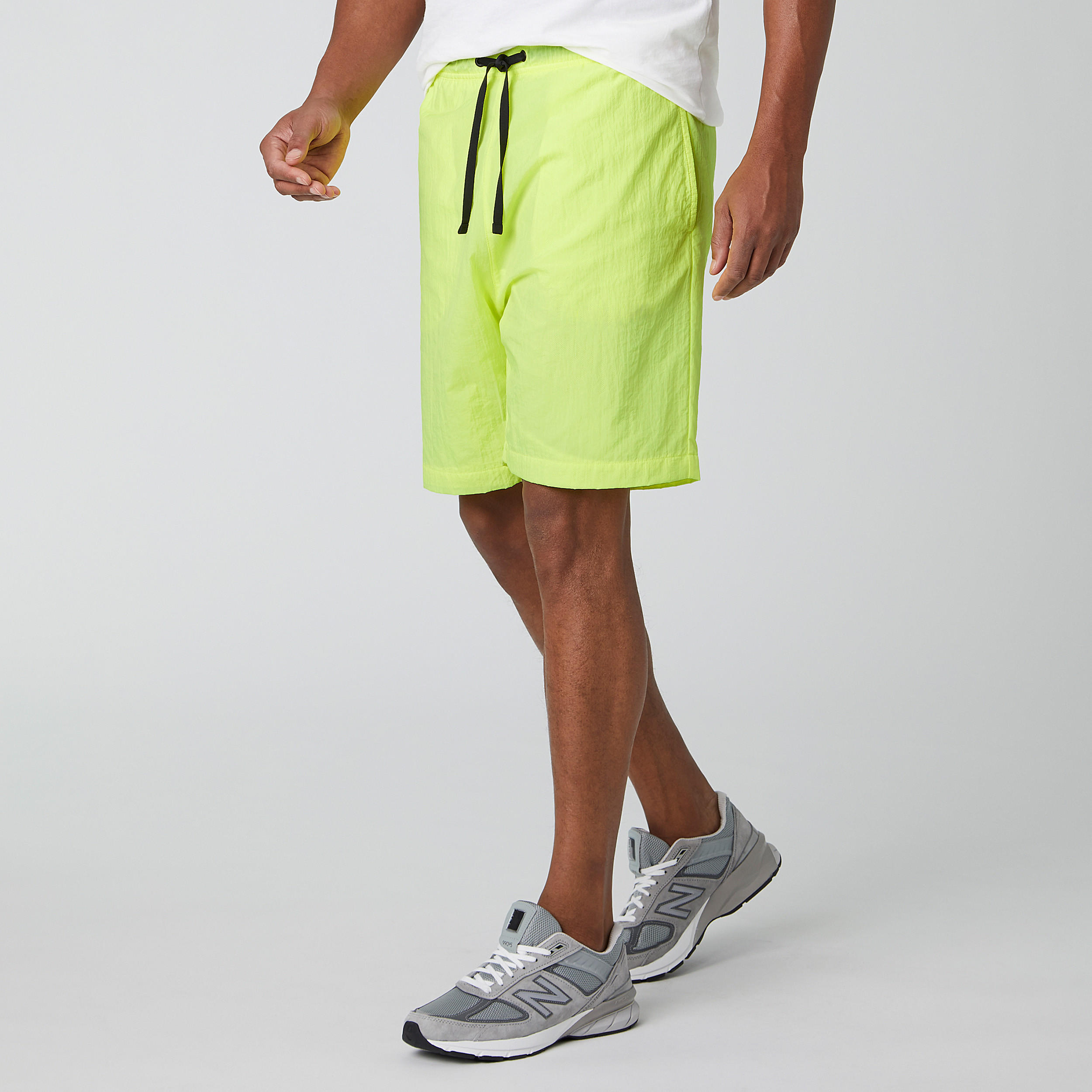 شورت سادة بجيوب ورباط إغلاق من نيو بالانس-men-clothing-sportswearandactivewear-bottoms-image-4