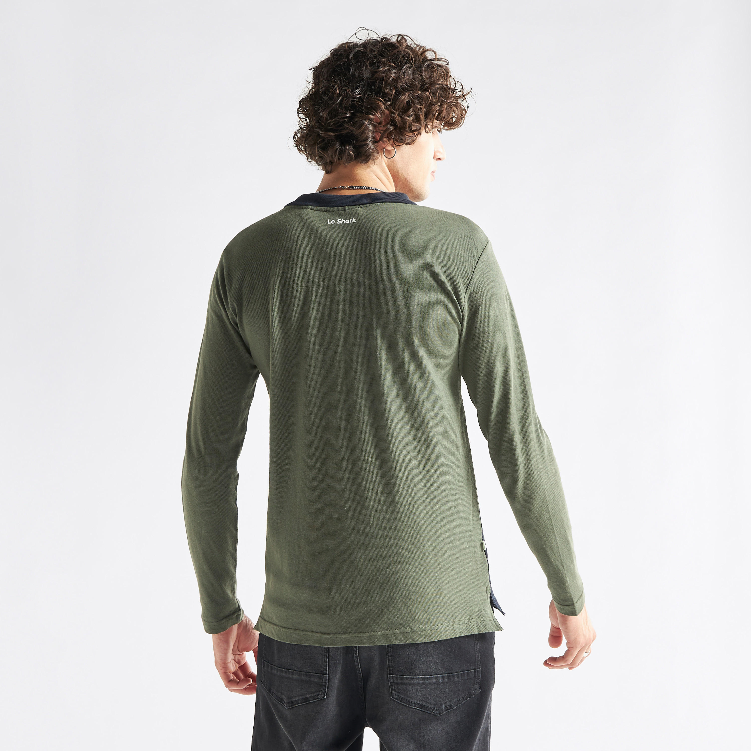 تيشيرت بولو بأكمام طويلة من لي شارك-men-clothing-tshirtsandpolos-polos-image-3