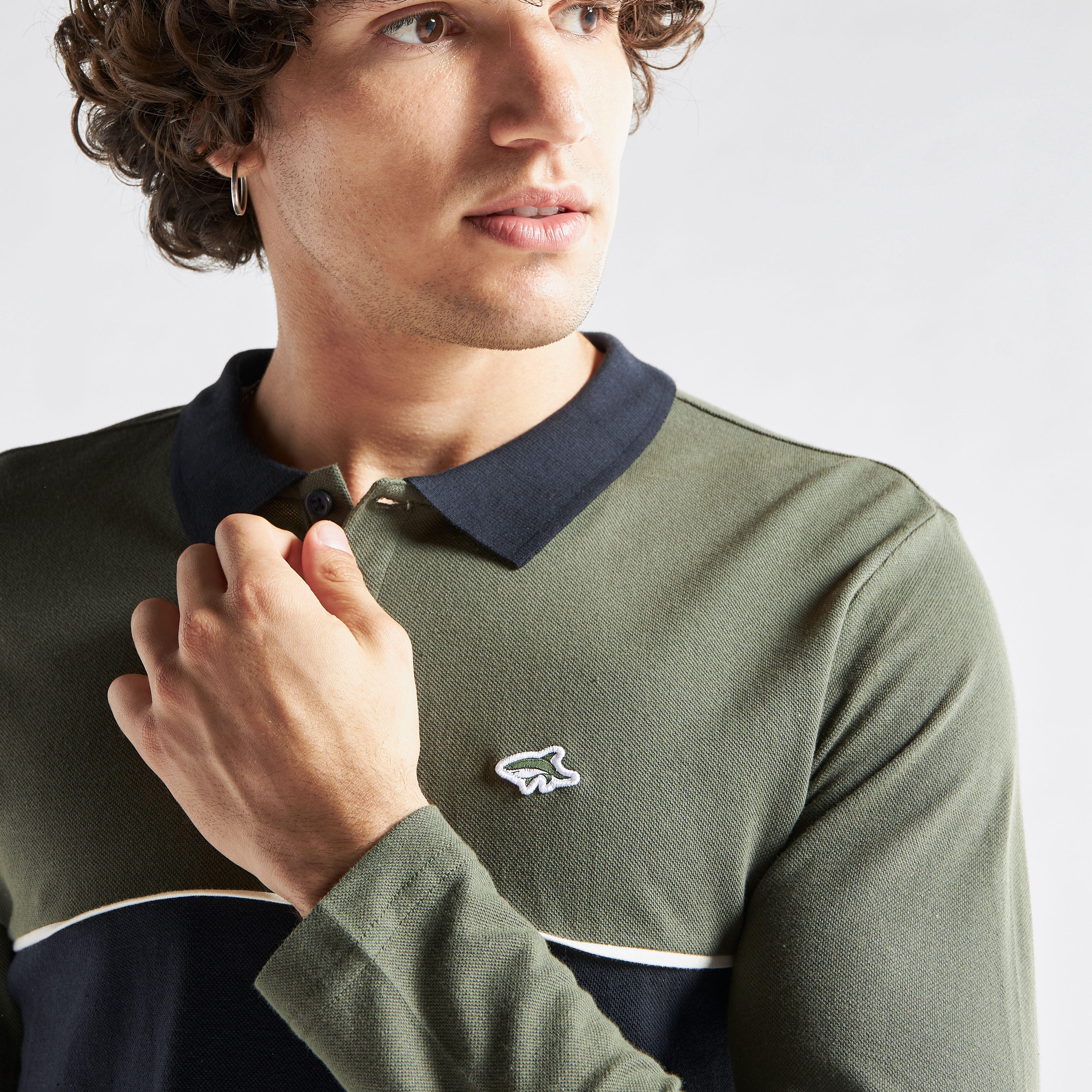 تيشيرت بولو بأكمام طويلة من لي شارك-men-clothing-tshirtsandpolos-polos-image-4