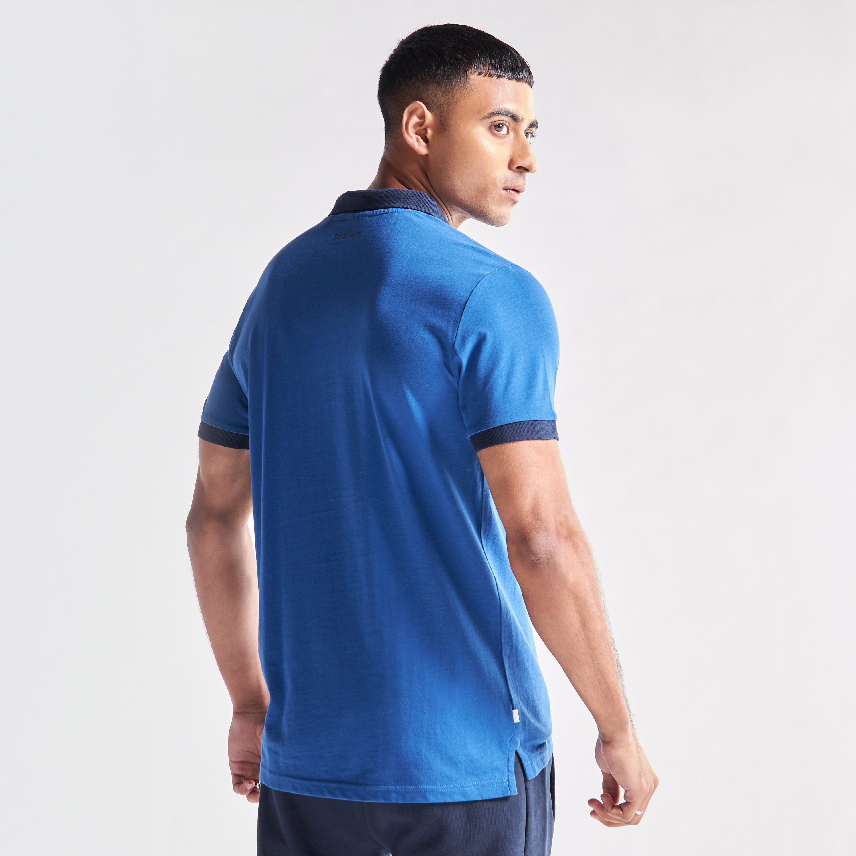 تيشيرت بولو كتل ملونة بأكمام قصيرة من لي شارك-men-clothing-tshirtsandpolos-polos-image-3