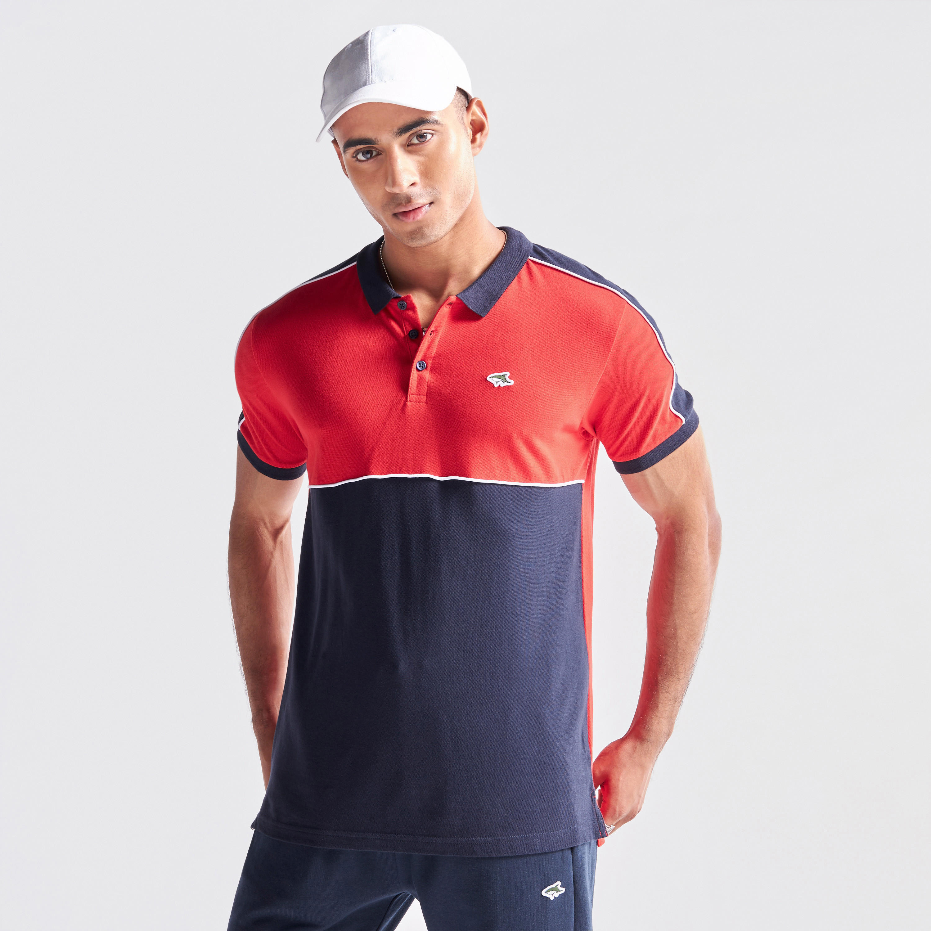 تيشيرت بولو بأكمام قصيرة من لي شارك-men-clothing-tshirtsandpolos-polos-image-1