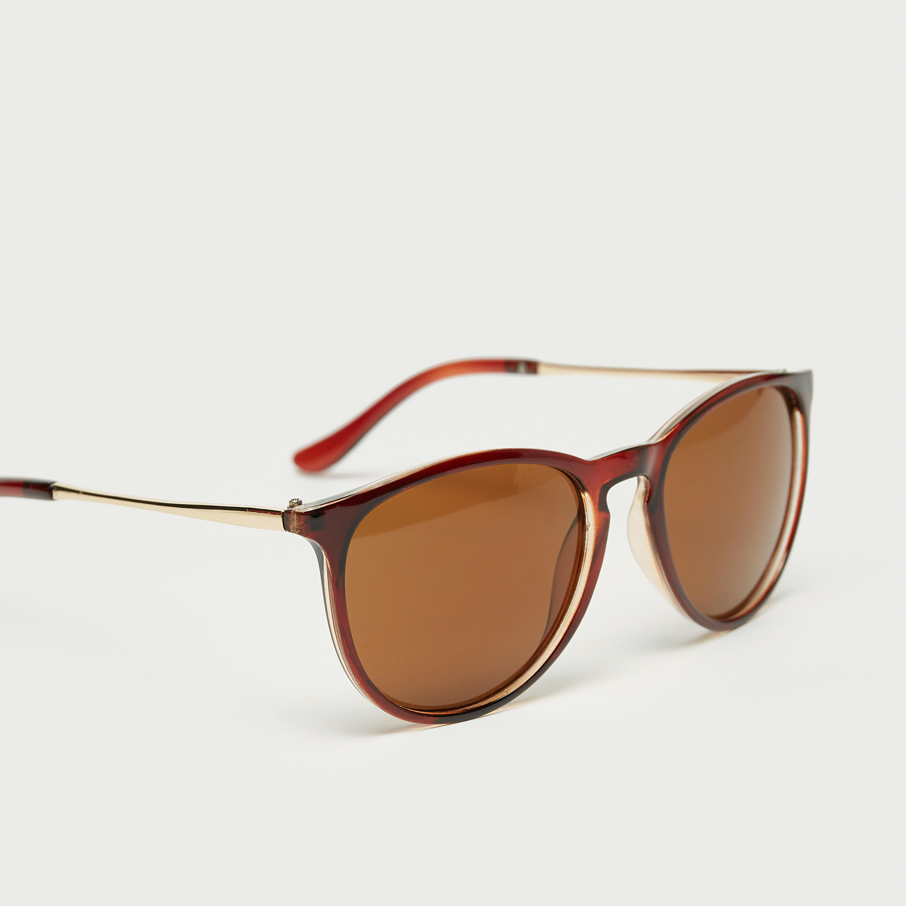 نظّارة شمسيّة بإطار كامل وعدسات ملوّنة ووسادات أنف-men-sunglasses-image-3