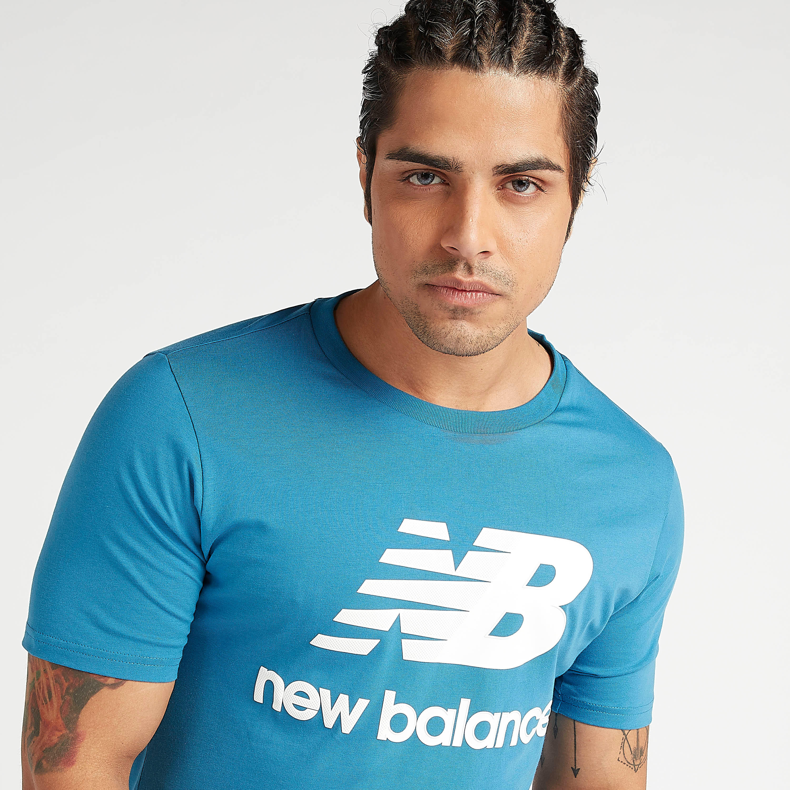 New Balance Printed T-shirt with Crew Neck and Short Sleeves-men-clothing-sportswearandactivewear-tshirtsandpolos-image-3